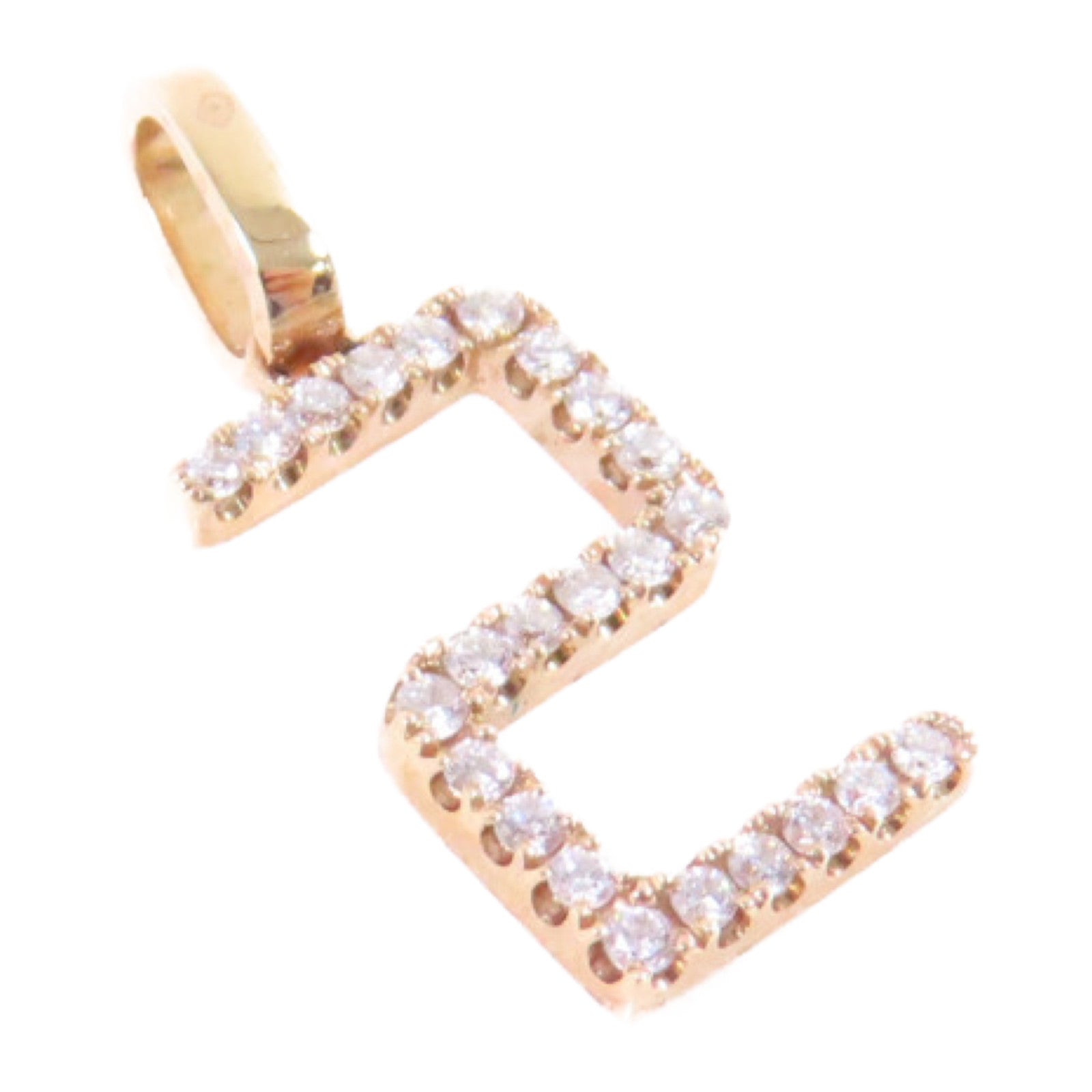 JEWELRY 18K玫瑰金/鑽石Diamond Pendant Top吊墜頭扣