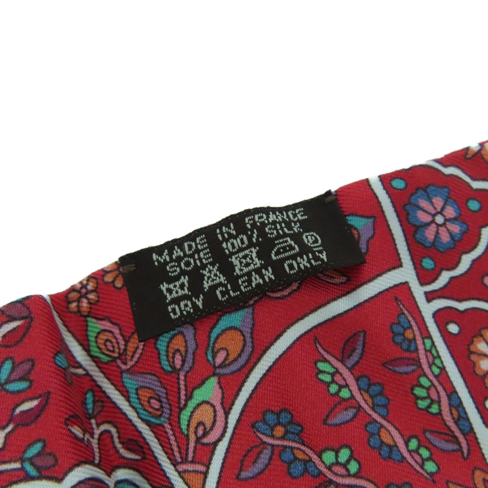 HERMES 【激減優惠】絲質Twilly Scarf絲巾紅色/粉紅色