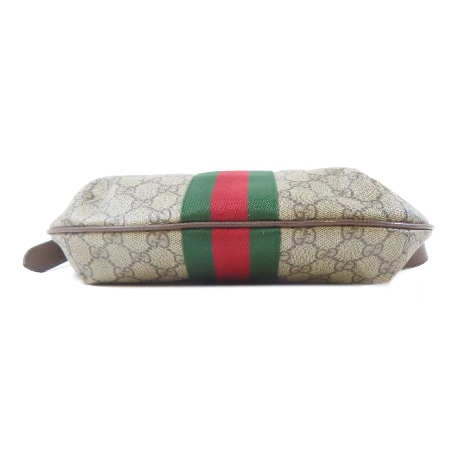 GUCCI 塗層帆布Ophidia金扣肩背袋啡色