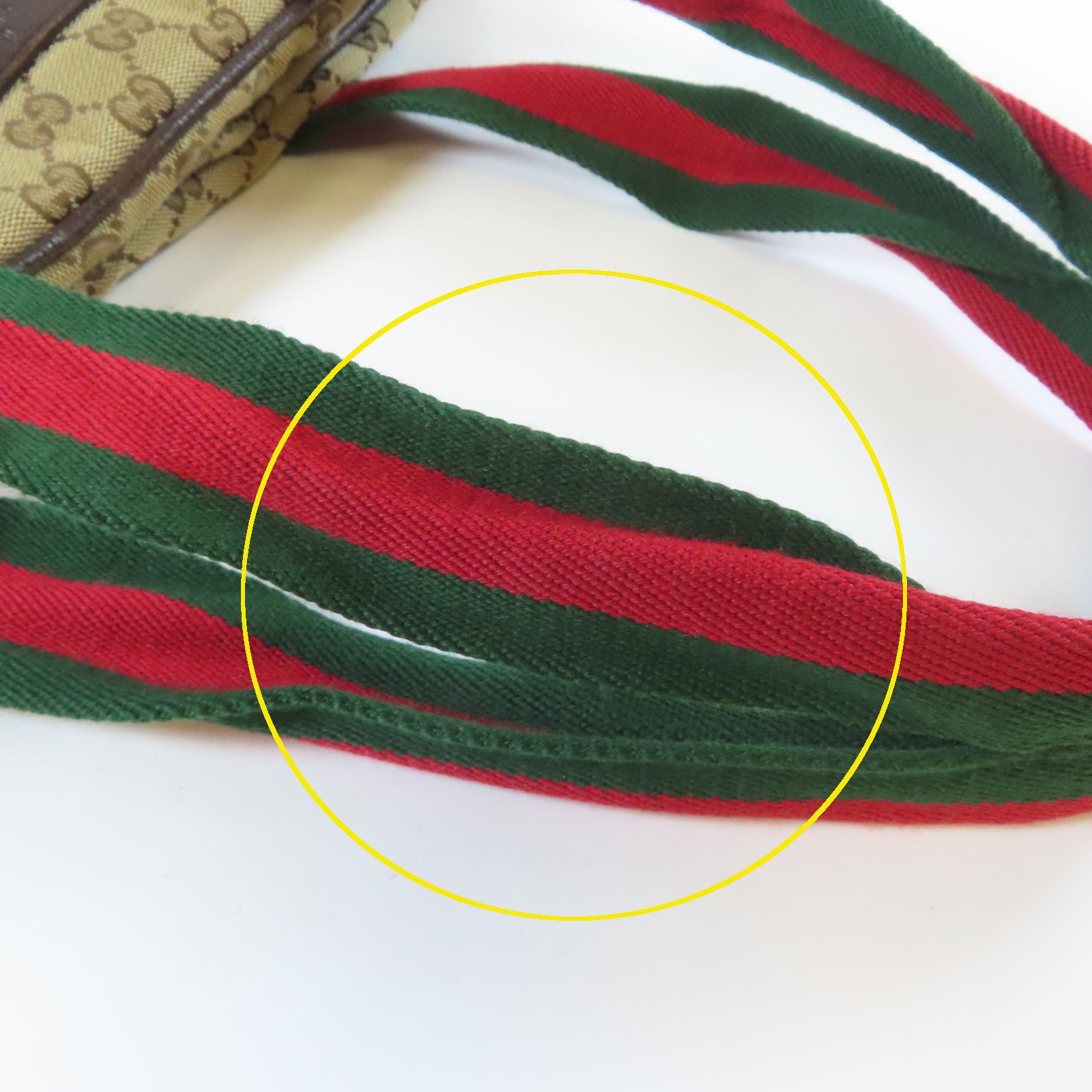 GUCCI 帆布Tote Bag銀扣手挽袋啡色