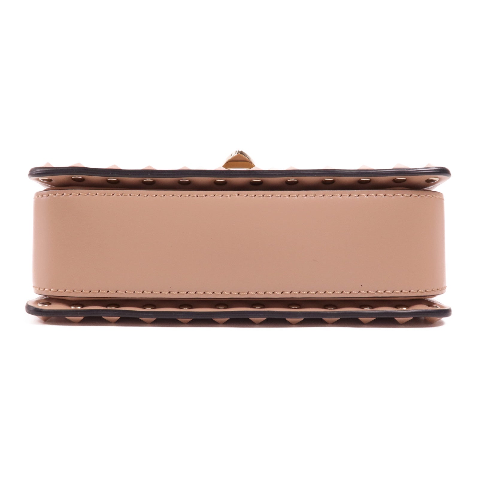 Valentino 牛皮皮革Shoulder Bag金扣肩背袋