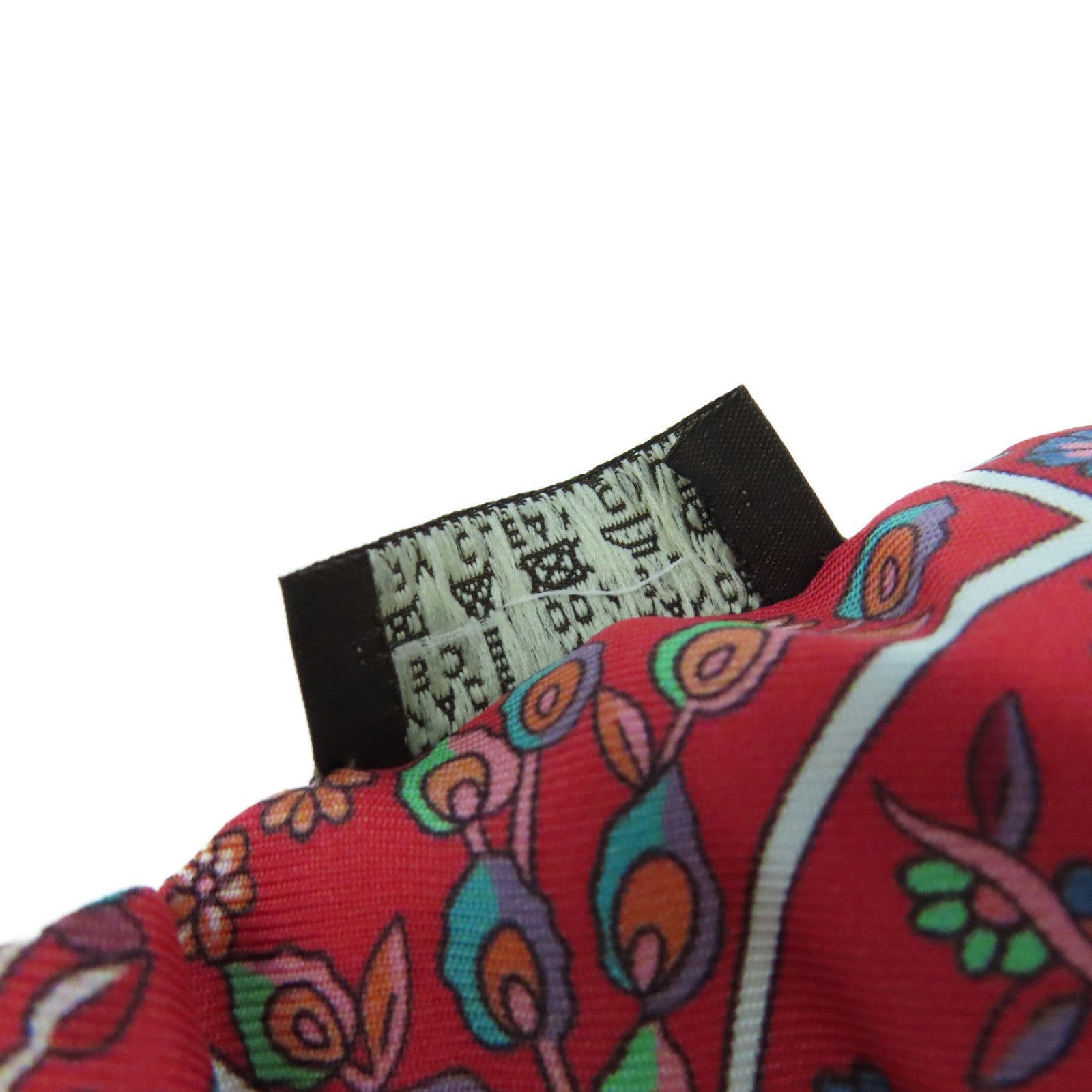 HERMES 【激減優惠】絲質Twilly Scarf絲巾紅色/粉紅色