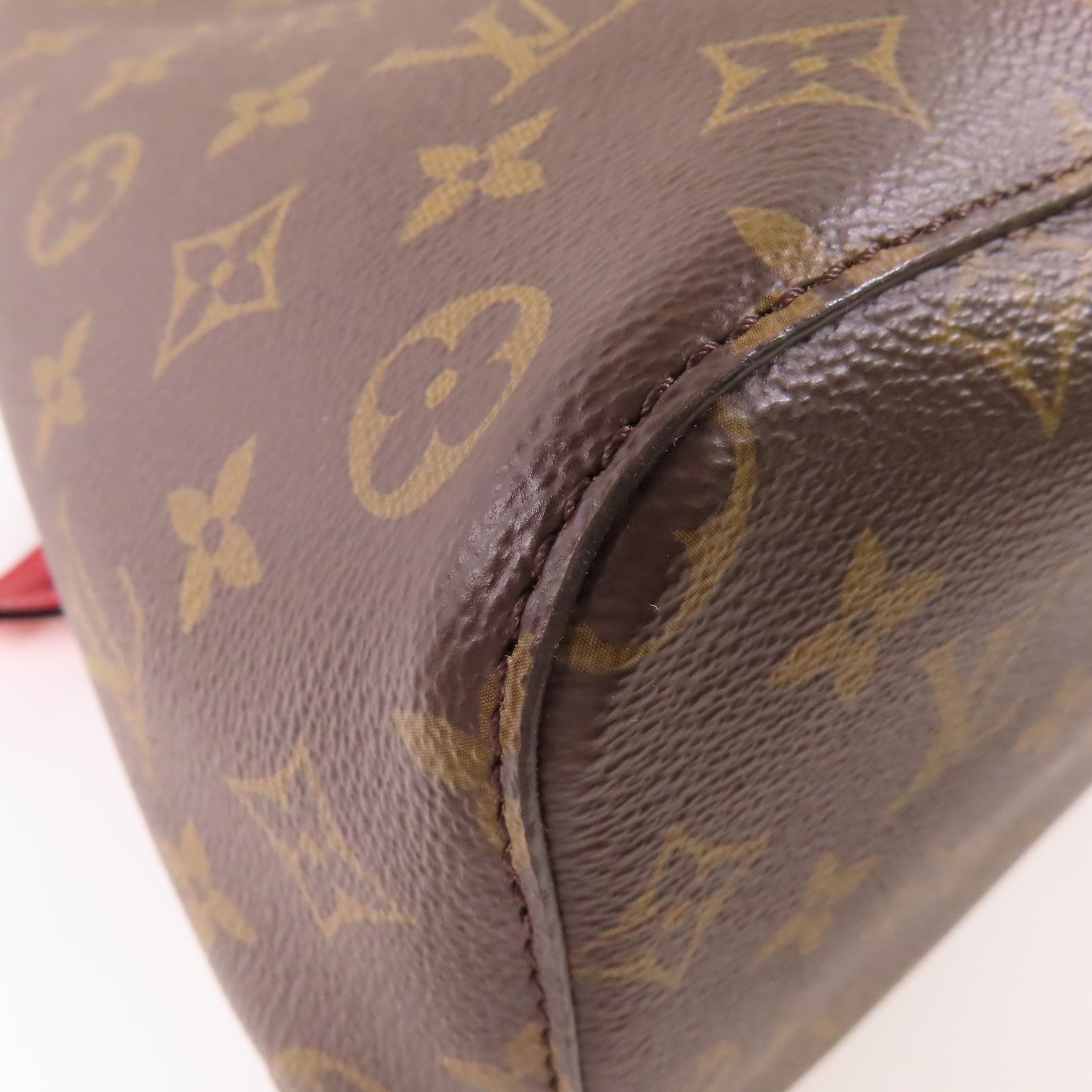LOUIS VUITTON Monogram Neo Noe Bucket Bag金扣肩背袋Coquelicot/紅色