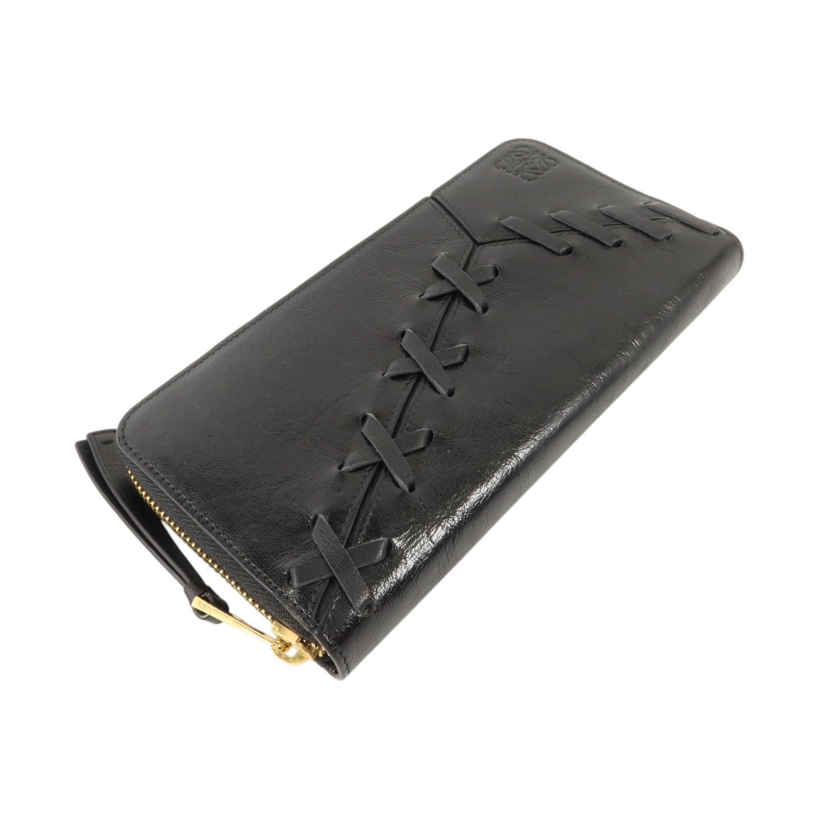 LOEWE 牛皮皮革Long Round Wallet長錢包