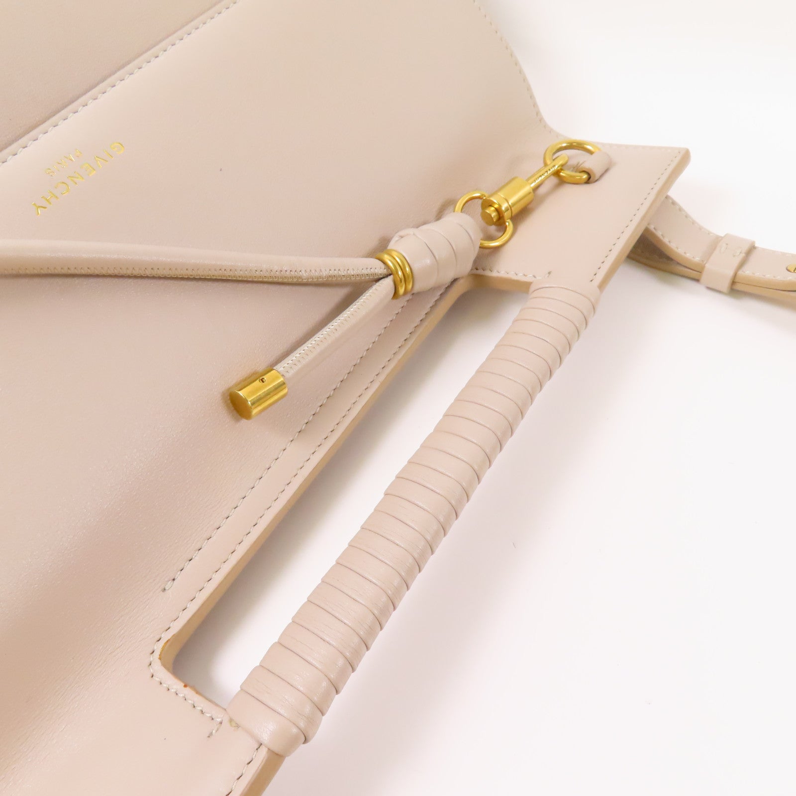 GIVENCHY 【激減優惠】牛皮皮革Whip Bag Large金扣手挽肩背兩用袋