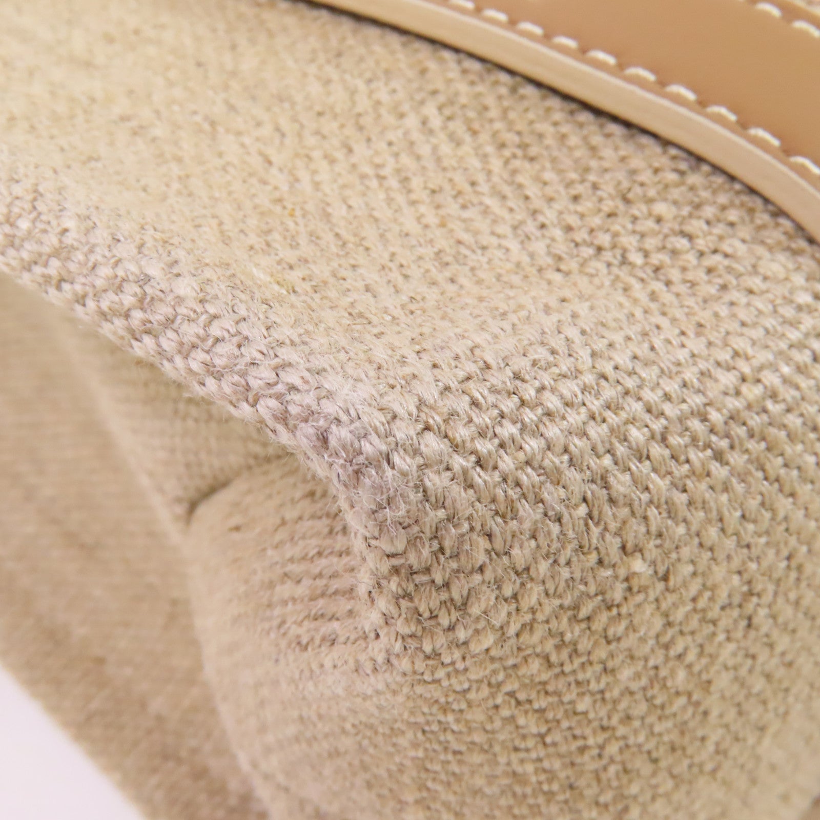 Chloe 帆布Small Woody 2Way Tote Bag手挽肩背兩用袋杏色