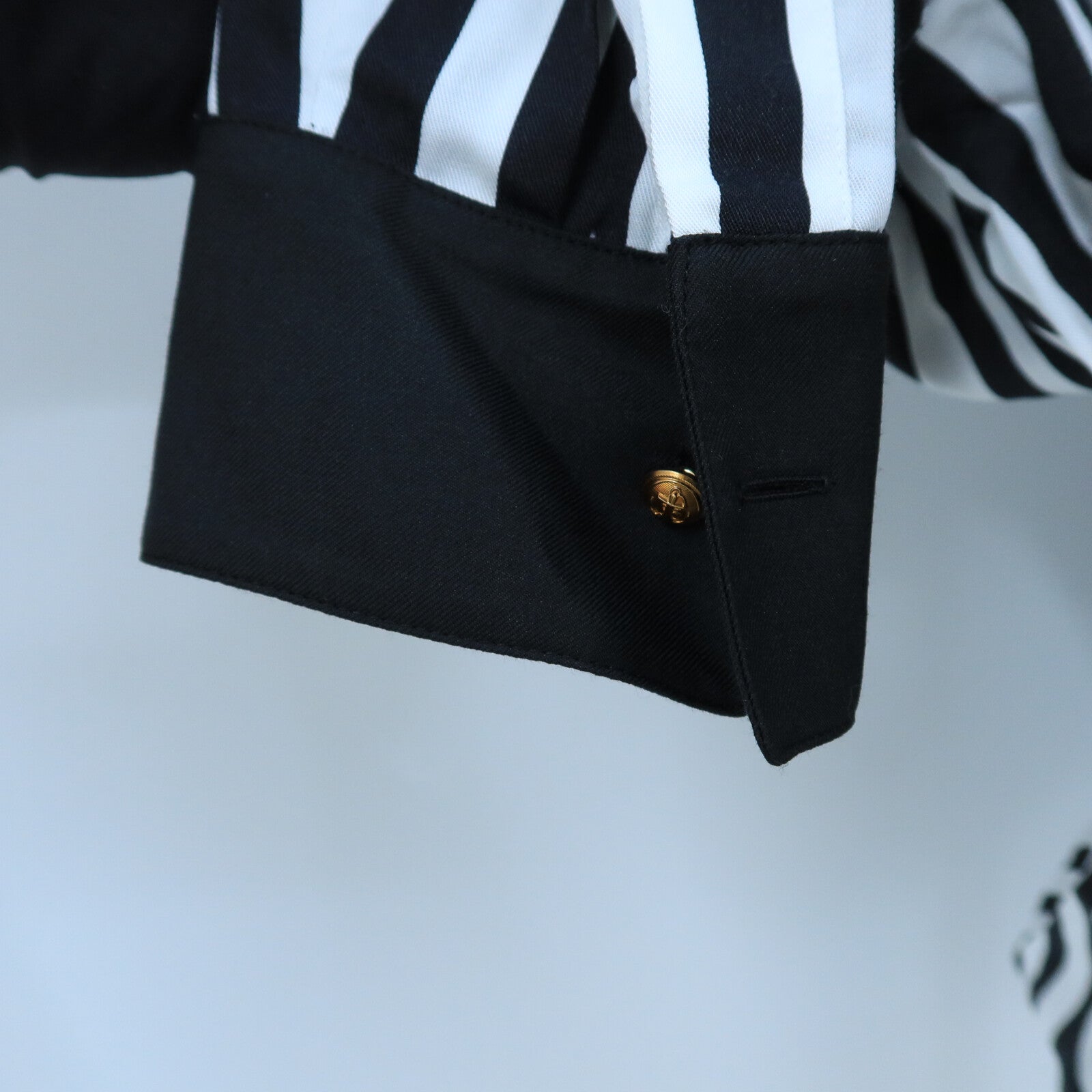 LOUIS VUITTON Lyocell/Cashmere Long Stripe Blouse上衣