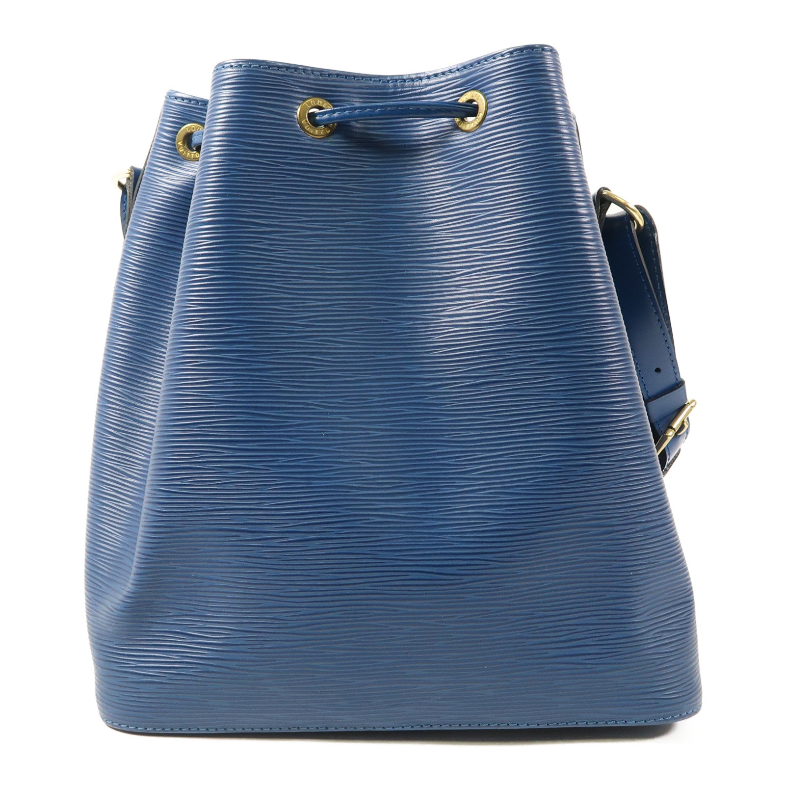 LOUIS VUITTON LV GHW Petit Noe Shoulder Bag M44105 Epi Leather Blue