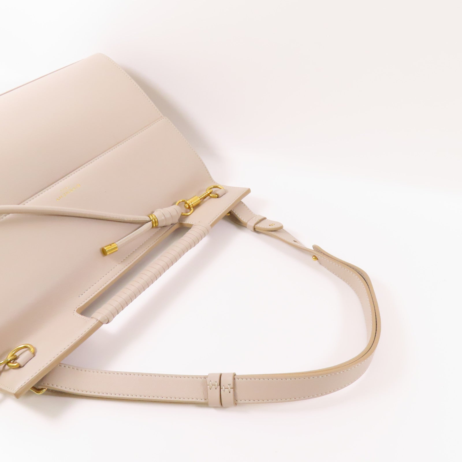 GIVENCHY 牛皮皮革Whip Bag Large金扣手挽肩背兩用袋