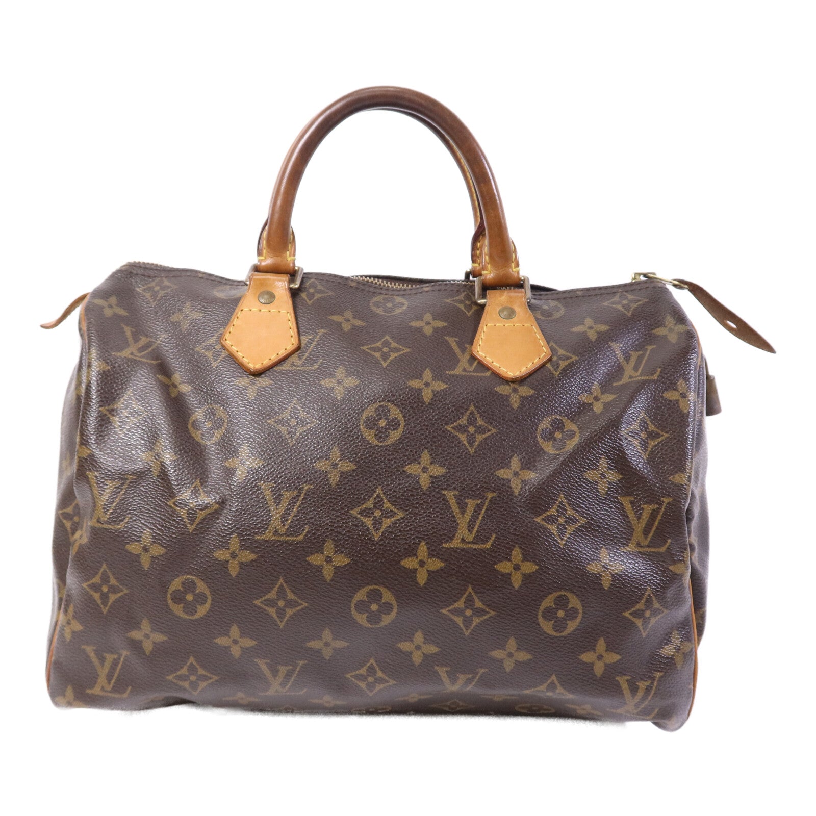 LOUIS VUITTON Monogram Speedy 30金扣手挽袋