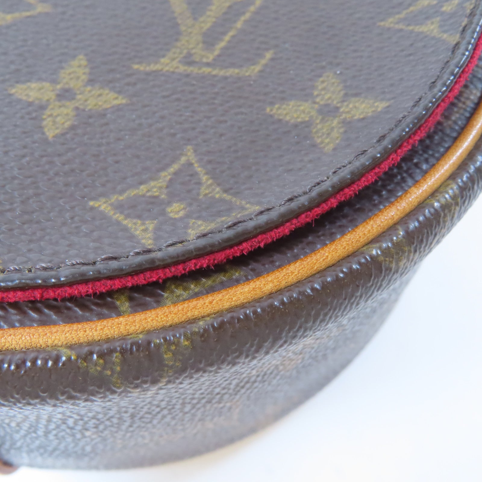 LOUIS VUITTON Monogram Tambourine金扣肩背袋棕色