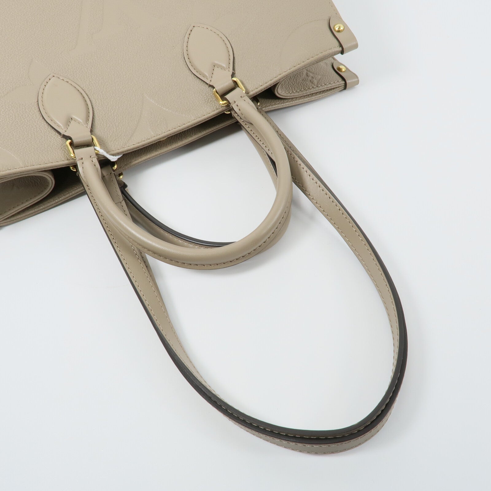 LOUIS VUITTON Monogram Empreinte On The Go MM手挽肩背兩用袋