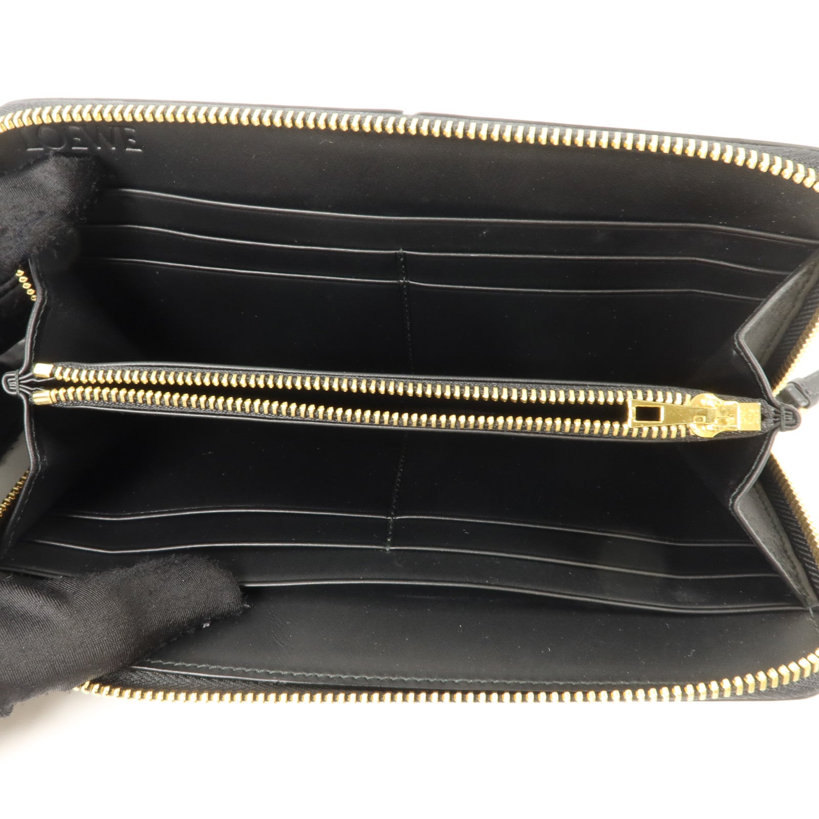 LOEWE 牛皮皮革Long Round Wallet長錢包