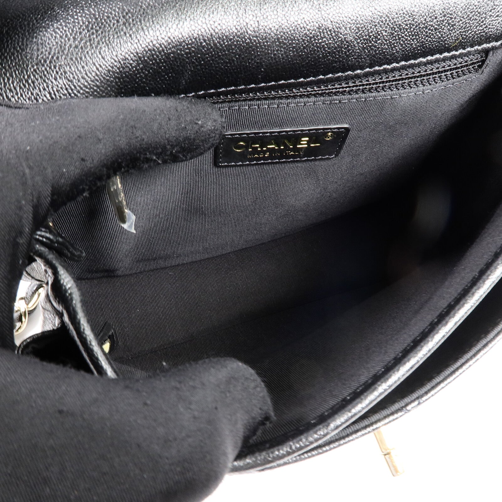CHANEL 牛皮皮革Chain Shoulder Bag鏈帶肩背袋