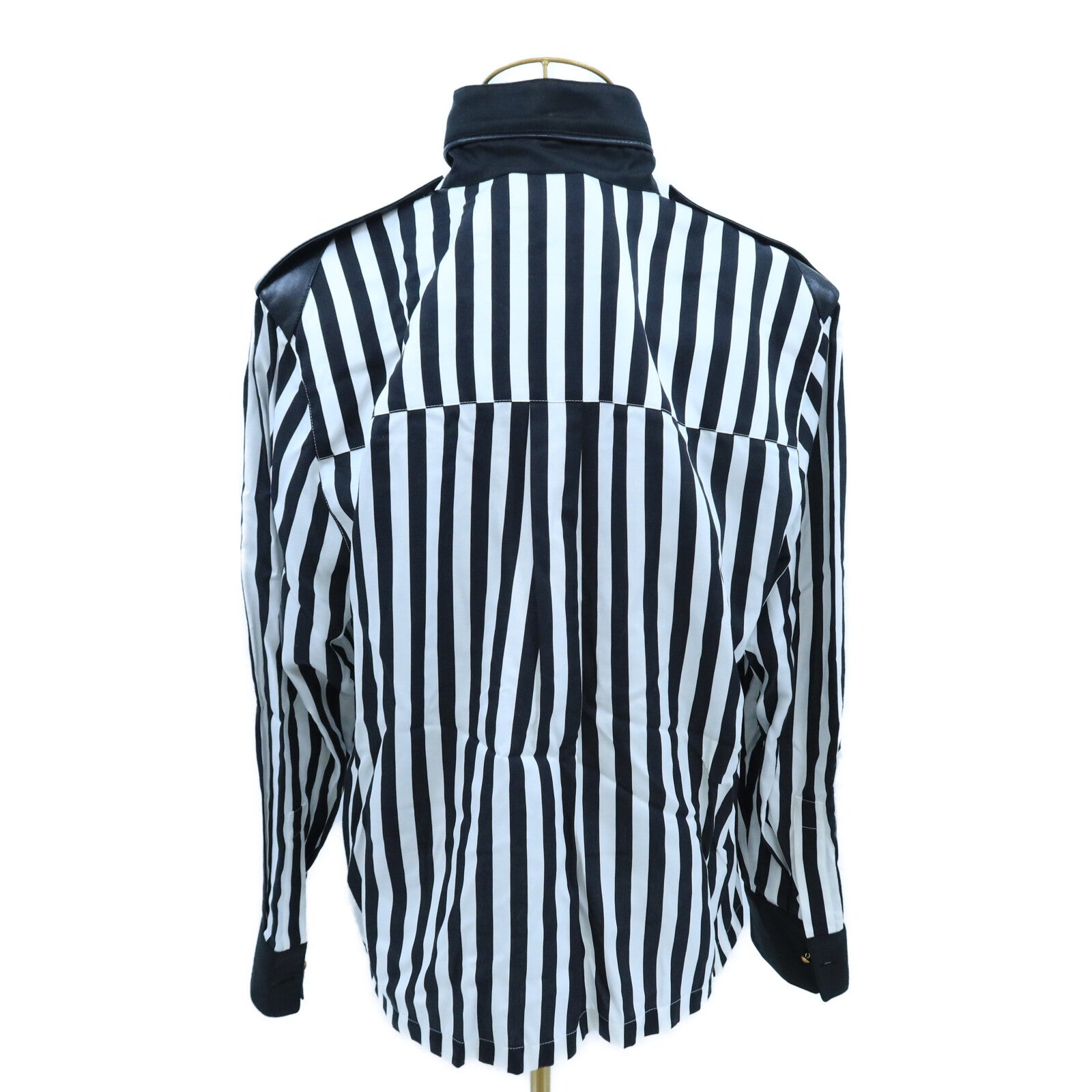 LOUIS VUITTON Lyocell/Cashmere Long Stripe Blouse上衣