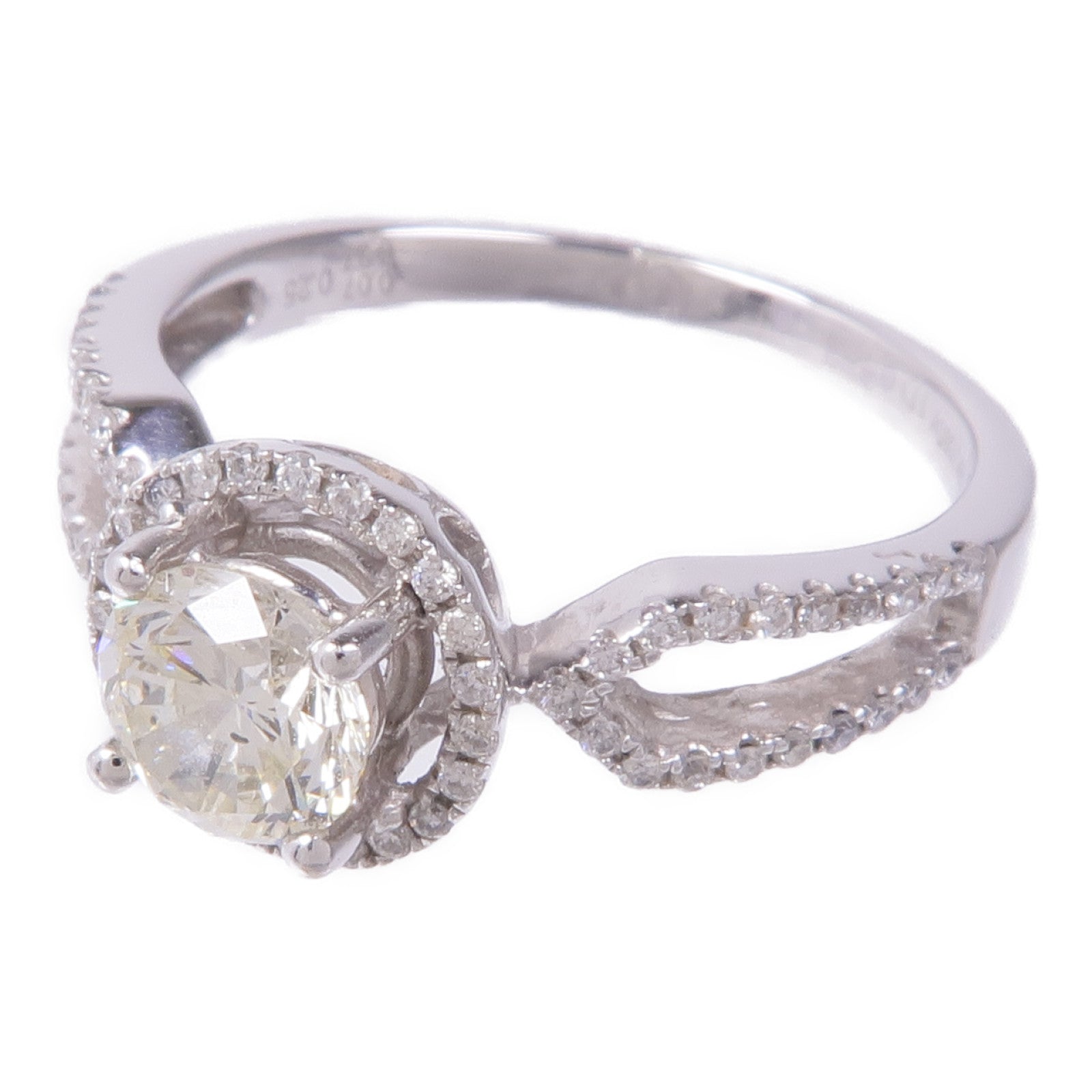 JEWELRY 18K白金Diamond Ring鑽石戒指US#7.25