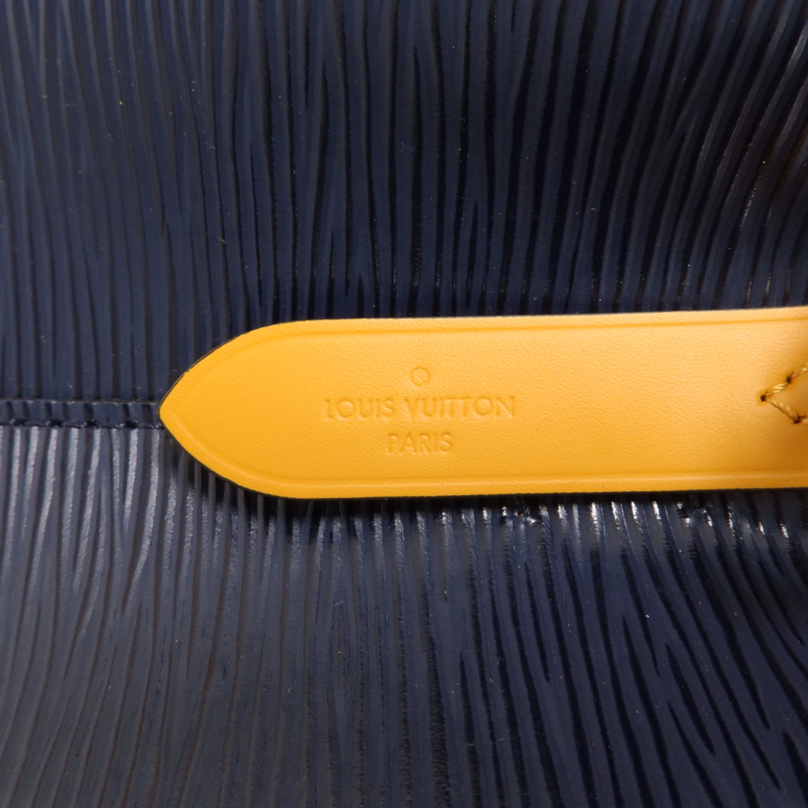 LOUIS VUITTON Epi Neo Noe BB銀扣手挽肩背兩用袋深藍色