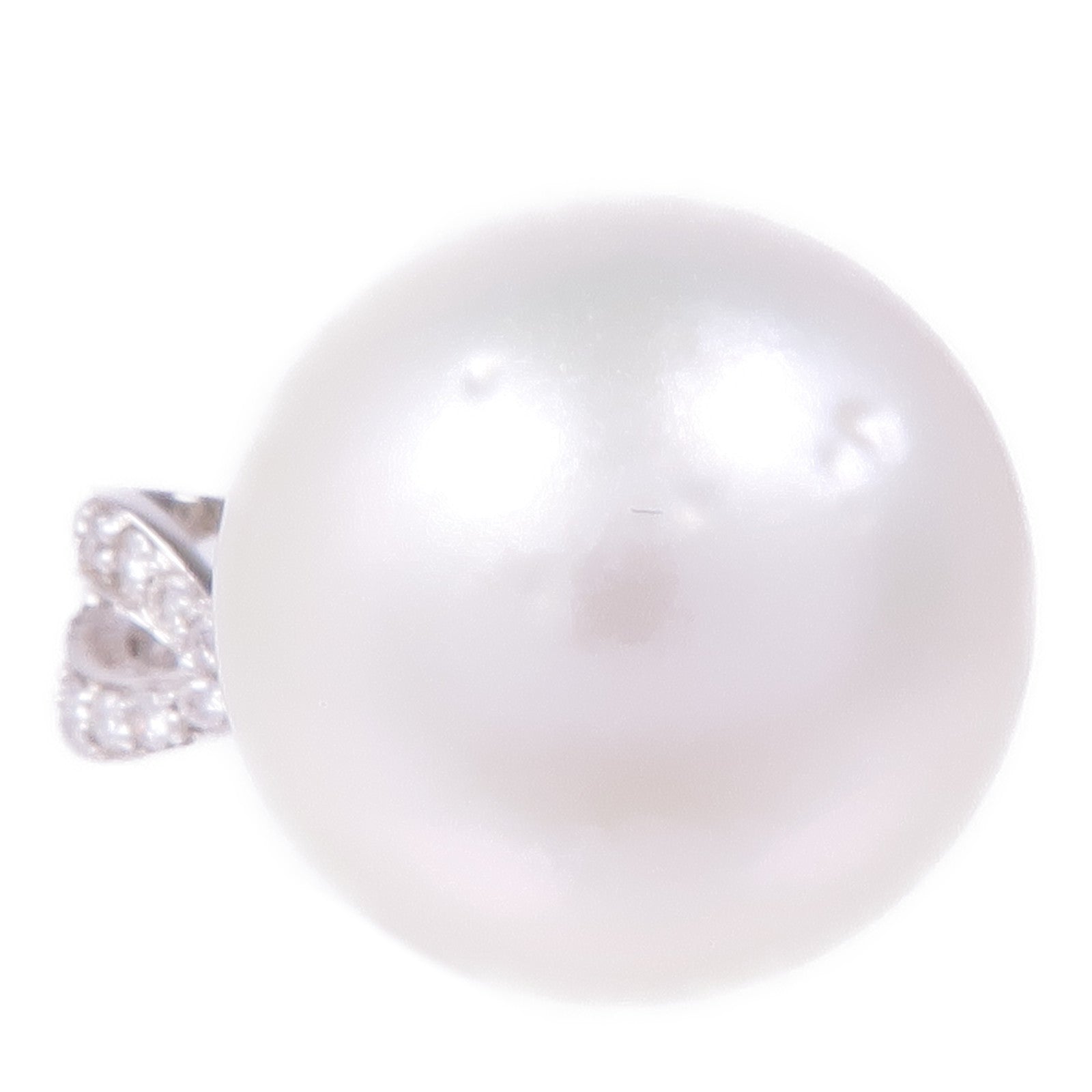 JEWELRY 18K白金Pendant Top珍珠吊墜