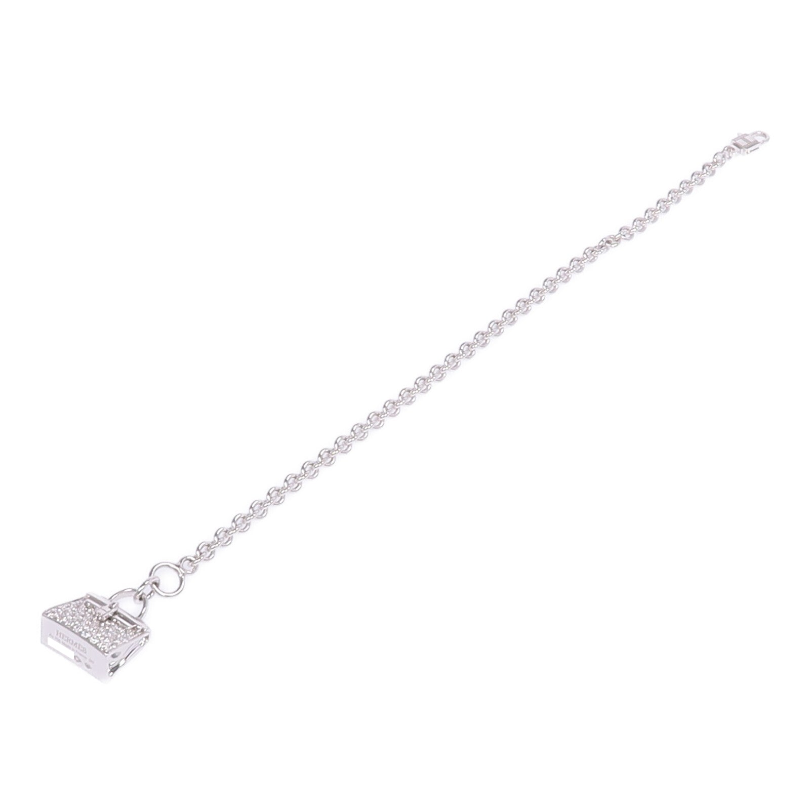 HERMES 【激減優惠】18K白金Amulettes Kelly Bracelet鑽石手鏈