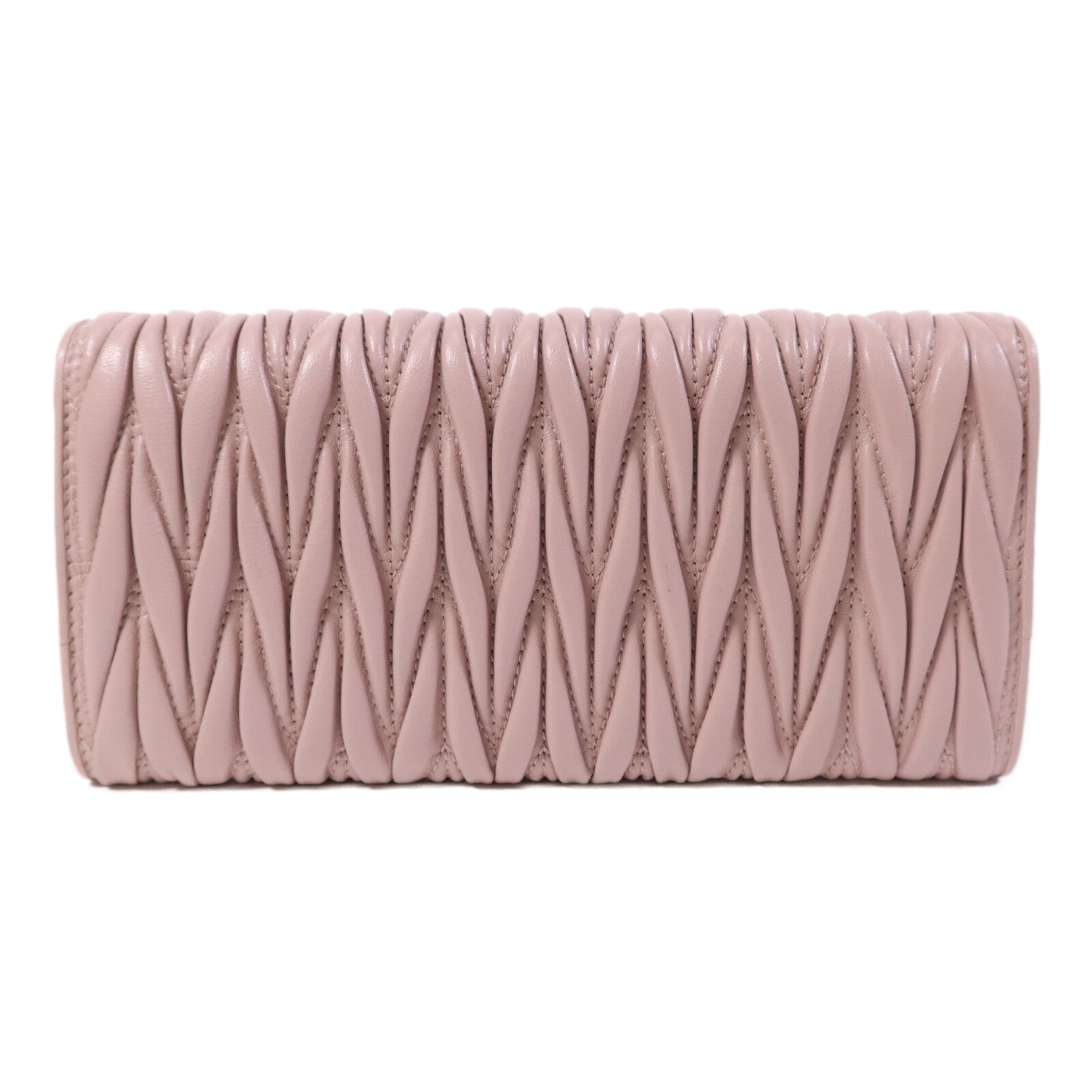 Miu Miu 羊皮皮革Wallet金扣長錢包