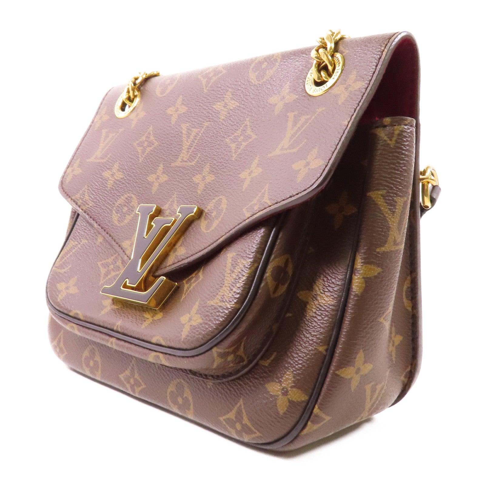 LOUIS VUITTON LV GHW Passy Shoulder Bag M45592 Monogram Brown