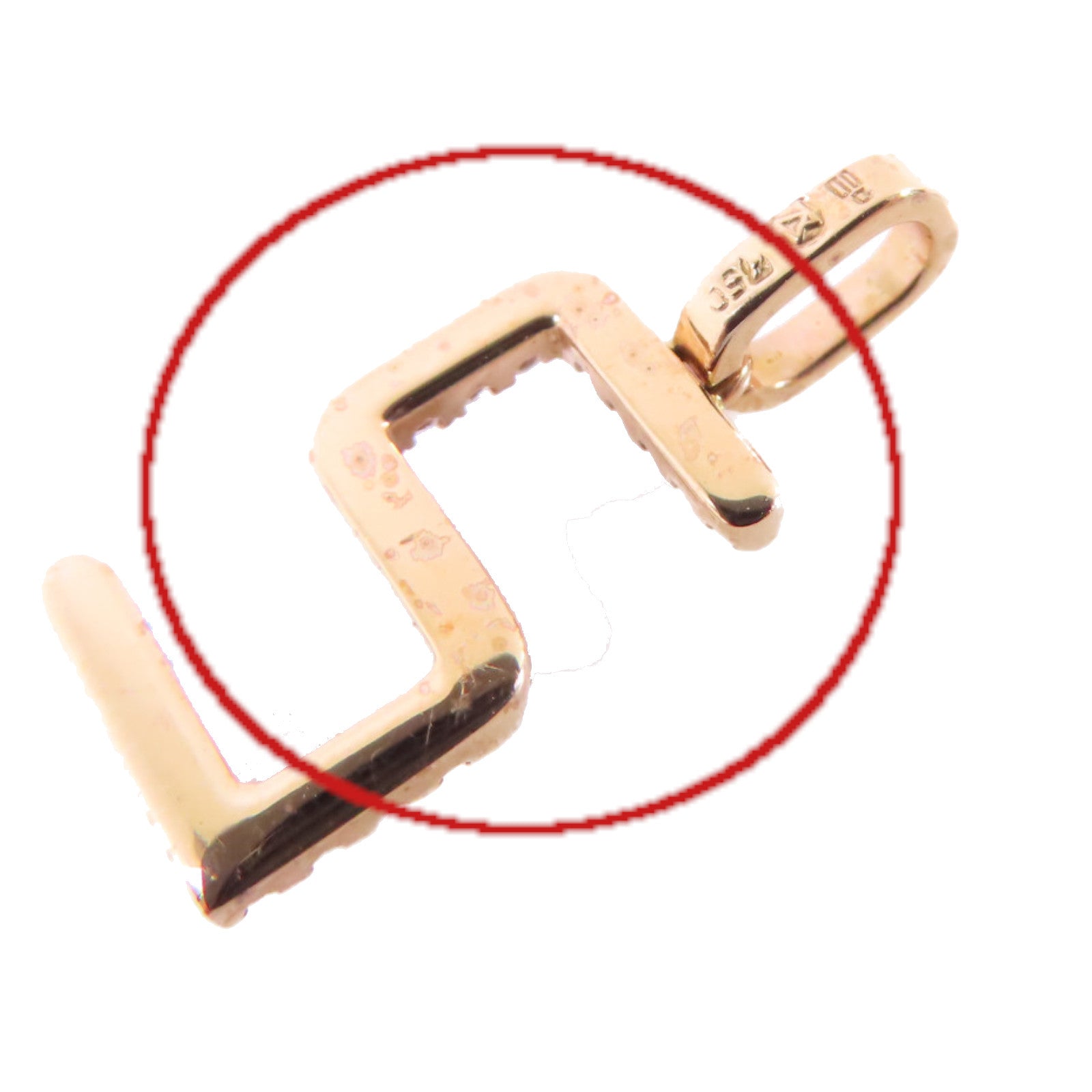 JEWELRY 18K玫瑰金/鑽石Diamond Pendant Top吊墜頭扣