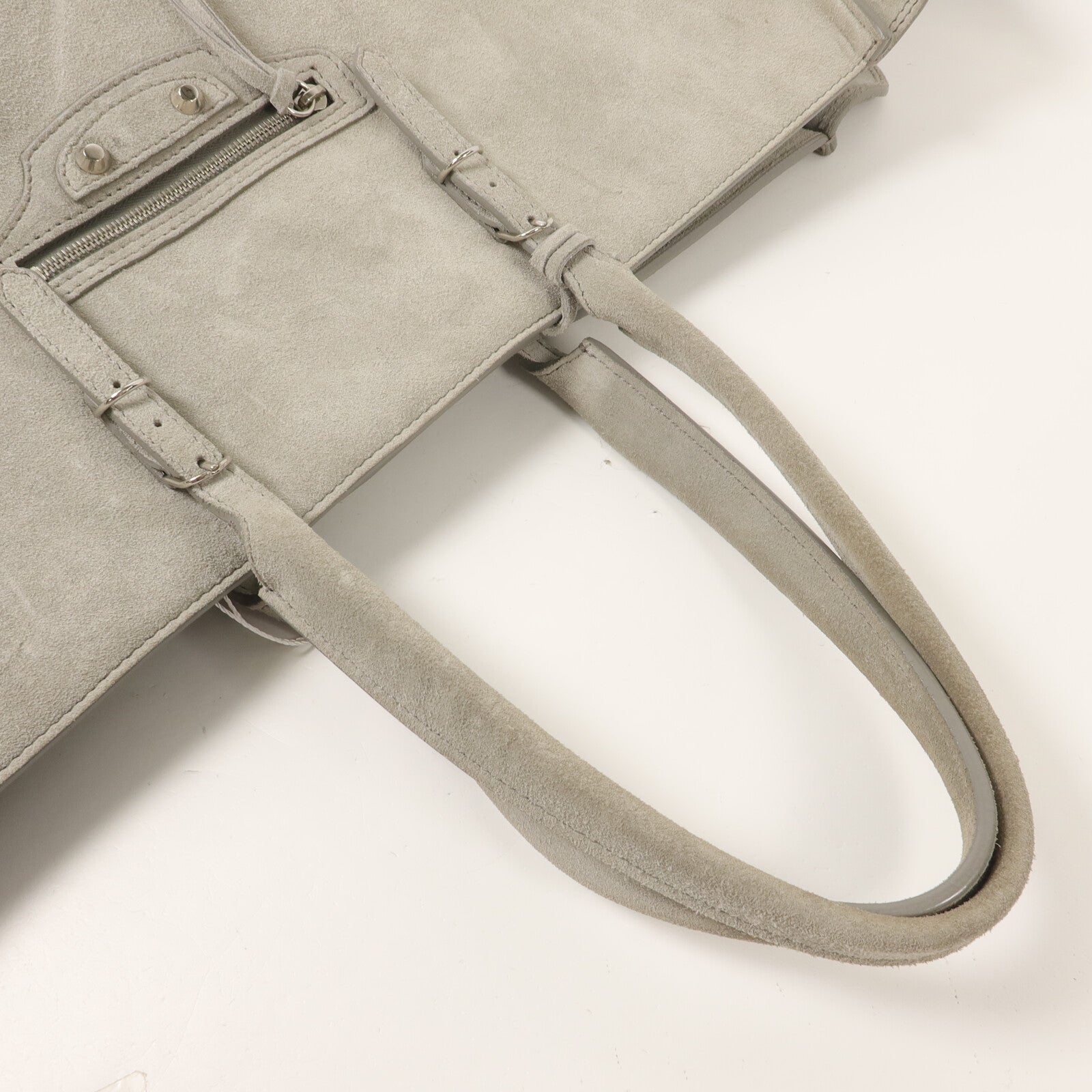 BALENCIAGA 麂皮皮革/馬毛Shoulder Bag手挽袋