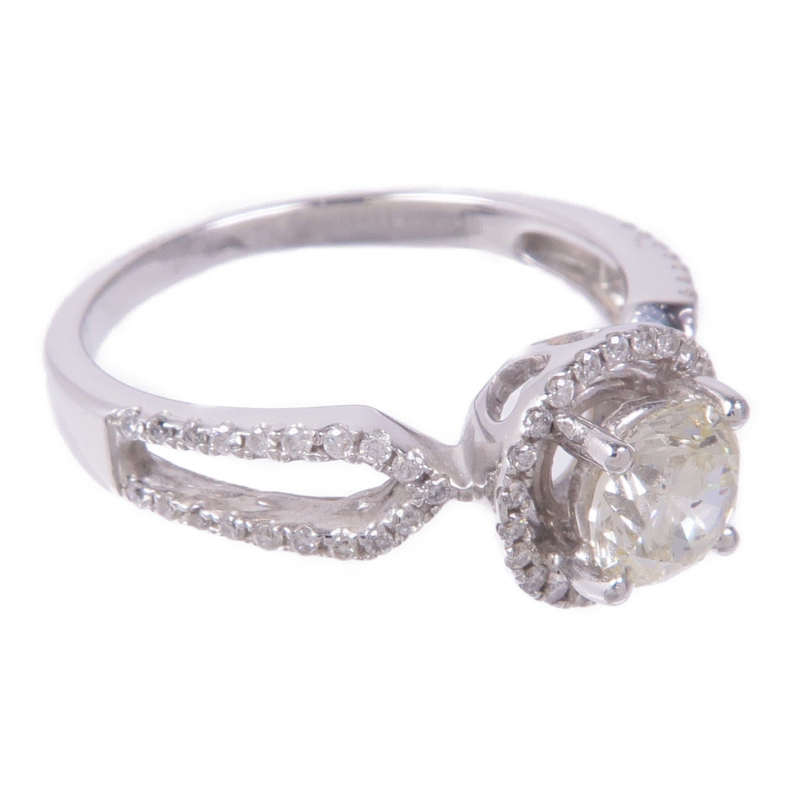 JEWELRY 18K白金Diamond Ring鑽石戒指US#7.25