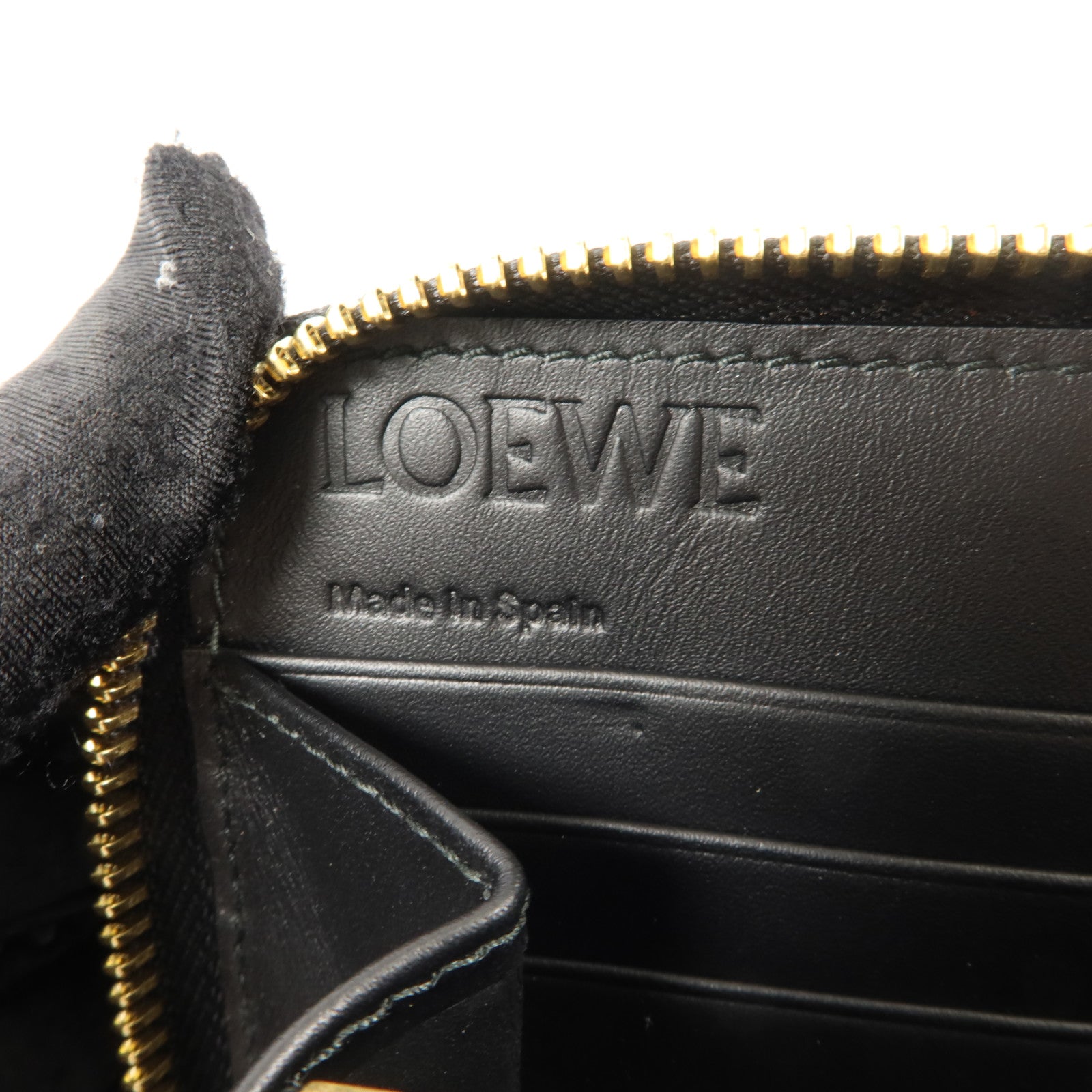LOEWE 牛皮皮革Long Round Wallet長錢包