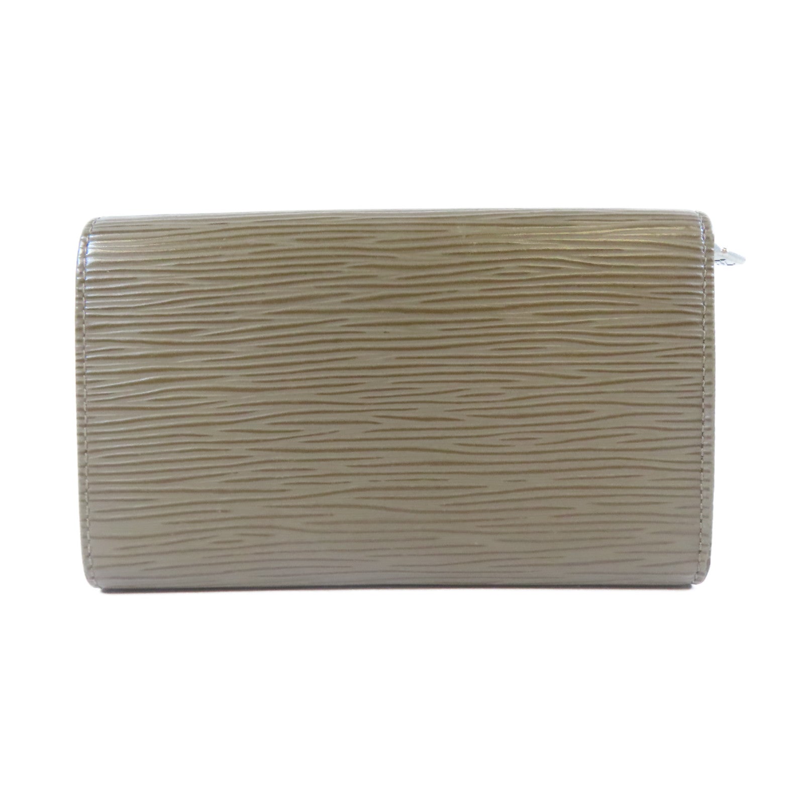 LOUIS VUITTON Epi Fold Wallet銀扣錢包啡色