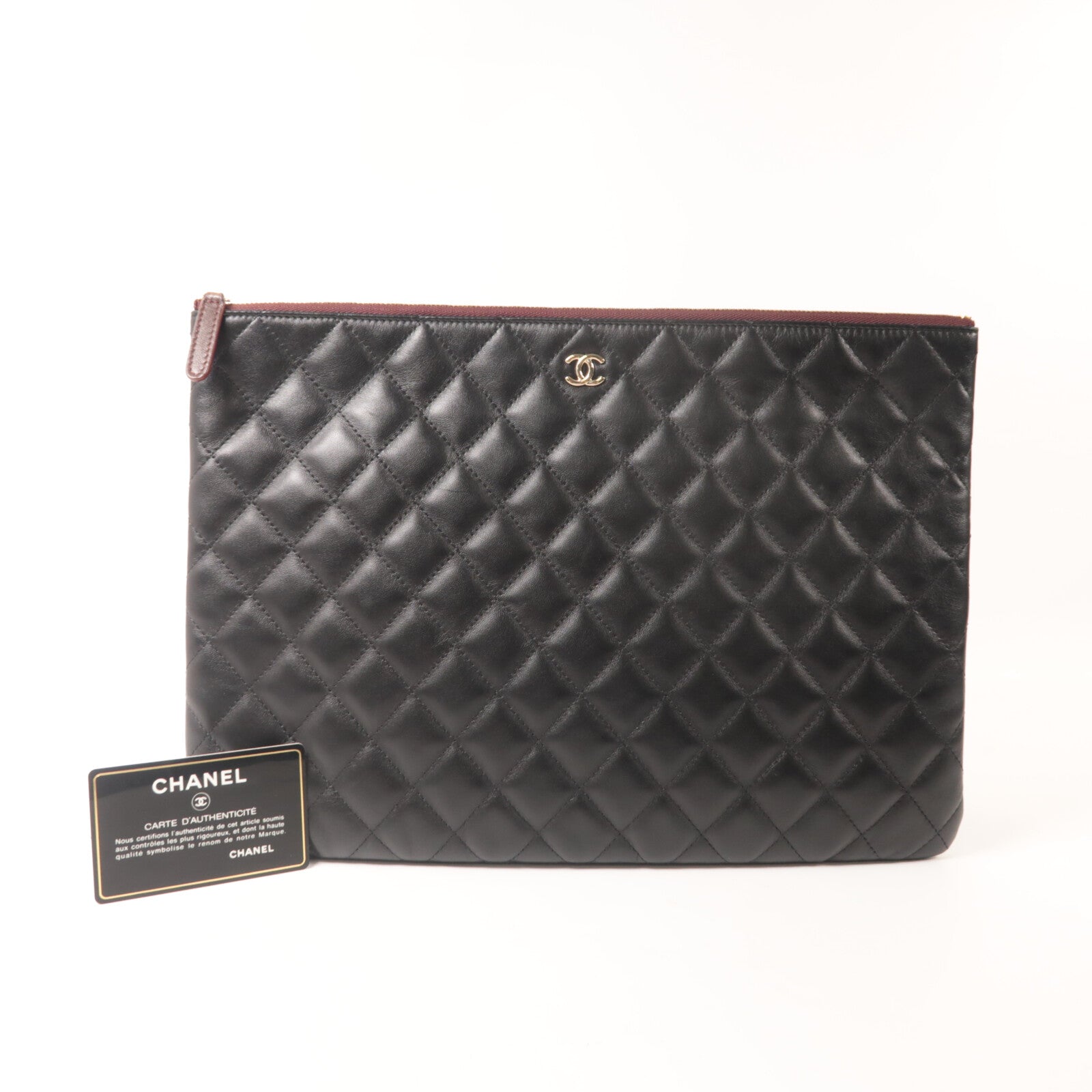 CHANEL 羊皮皮革Clutch手拿包