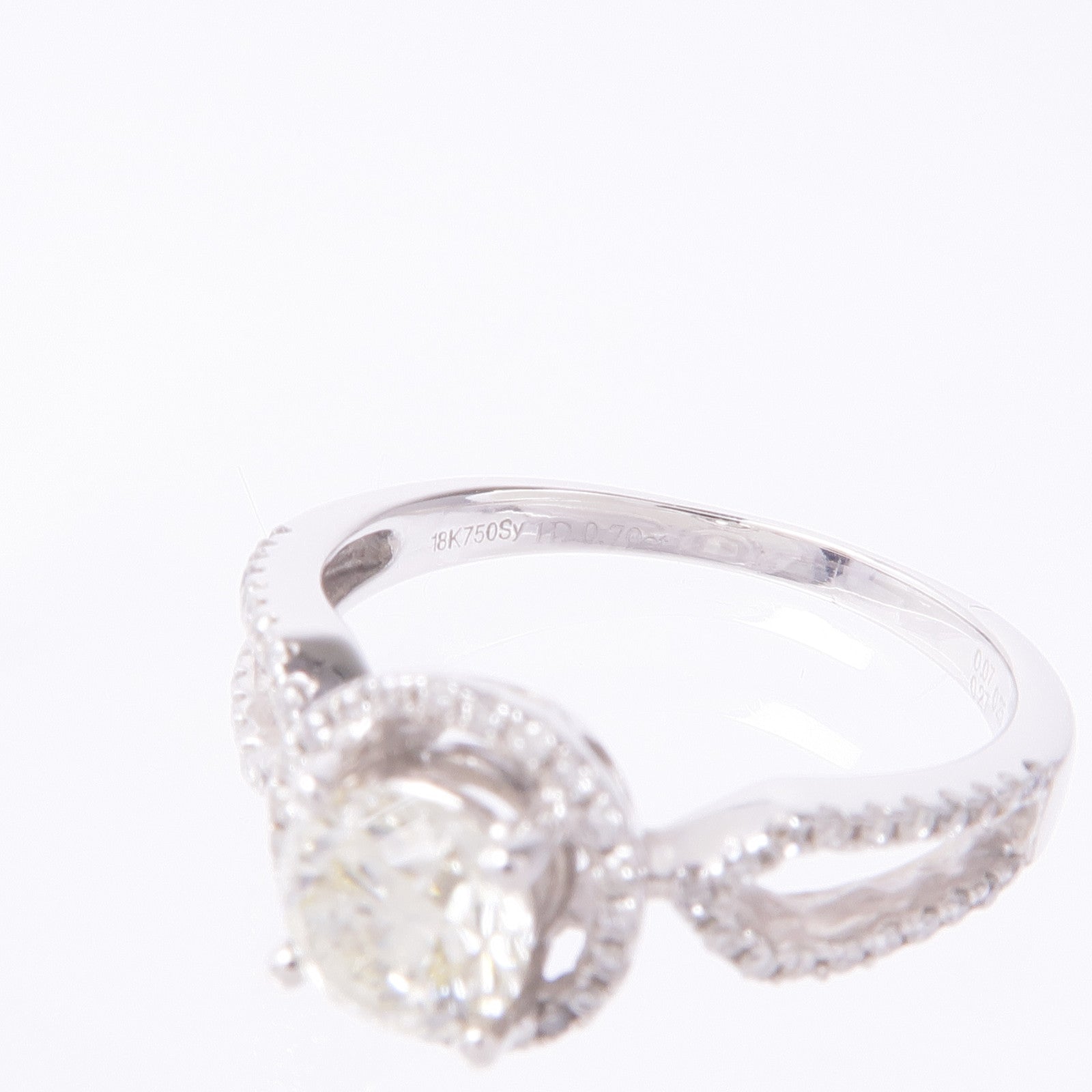 JEWELRY 18K白金Diamond Ring鑽石戒指US#7.25