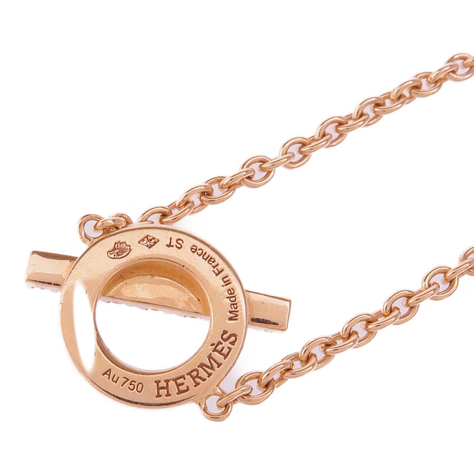 HERMES 18K玫瑰金Finesse Bracelet手鏈