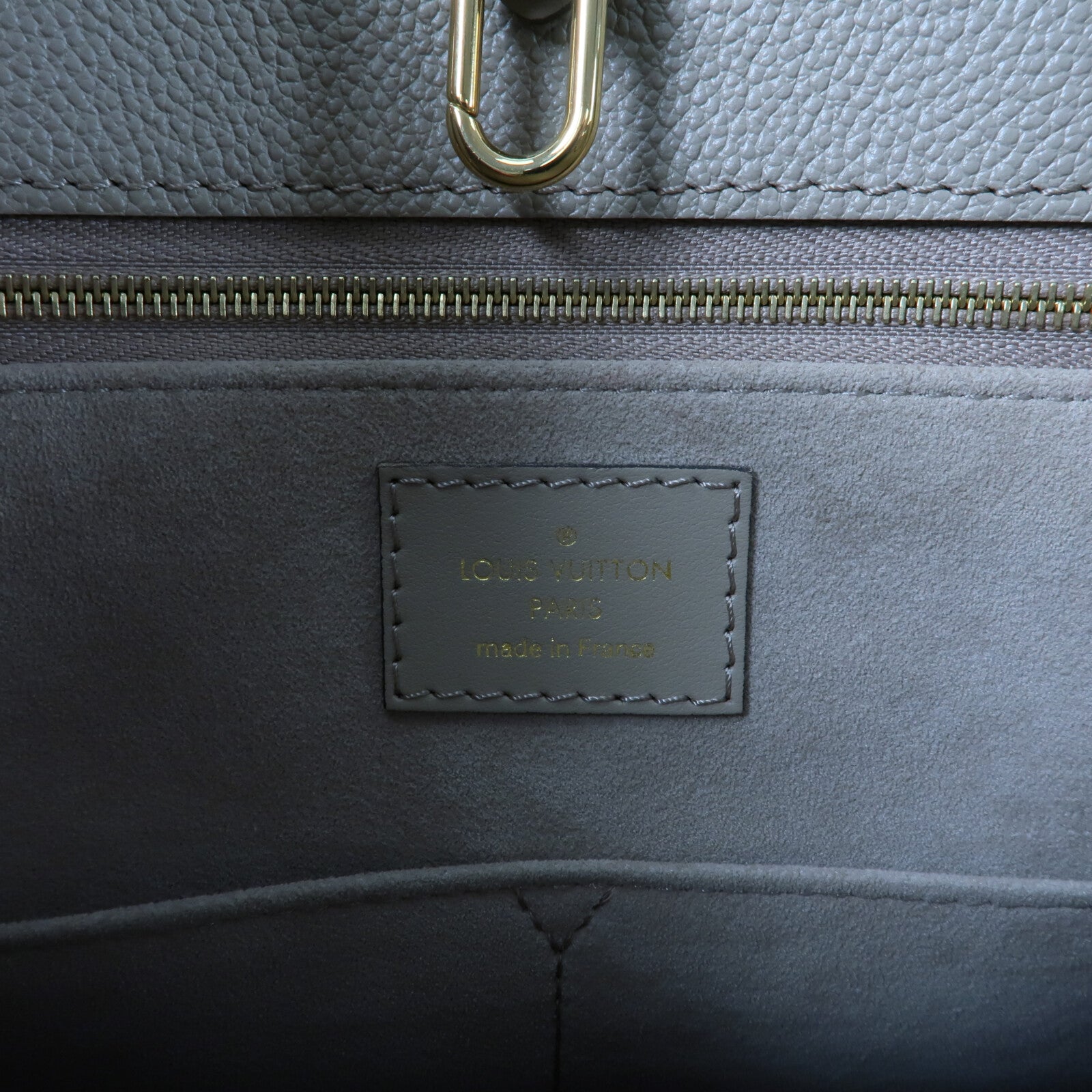LOUIS VUITTON Monogram Empreinte On The Go MM手挽肩背兩用袋