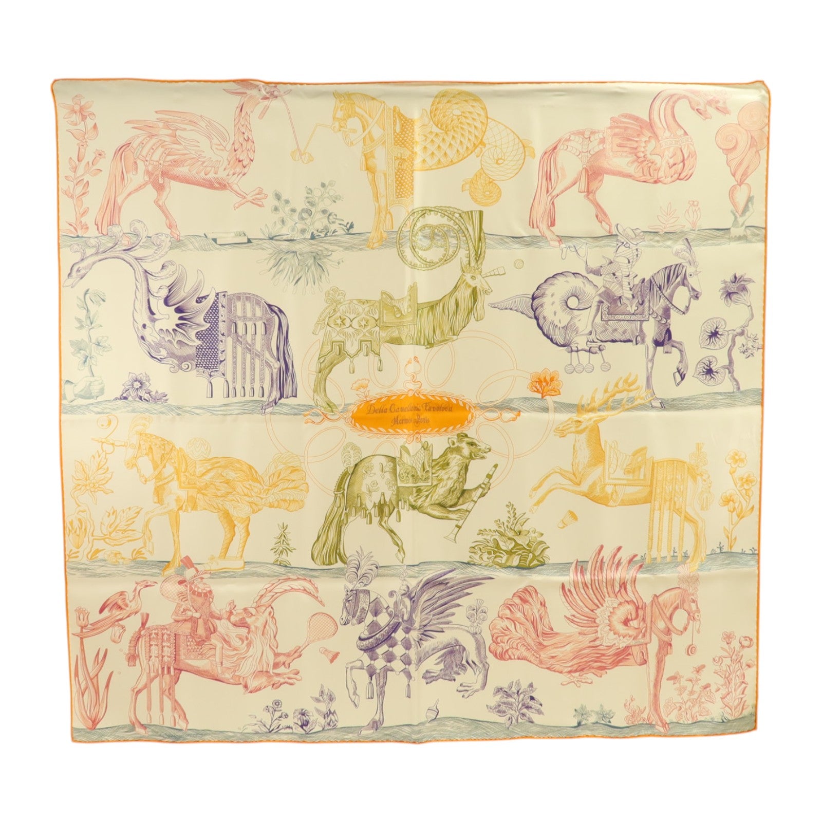 HERMES 絲質Scarf 90x90cm絲巾