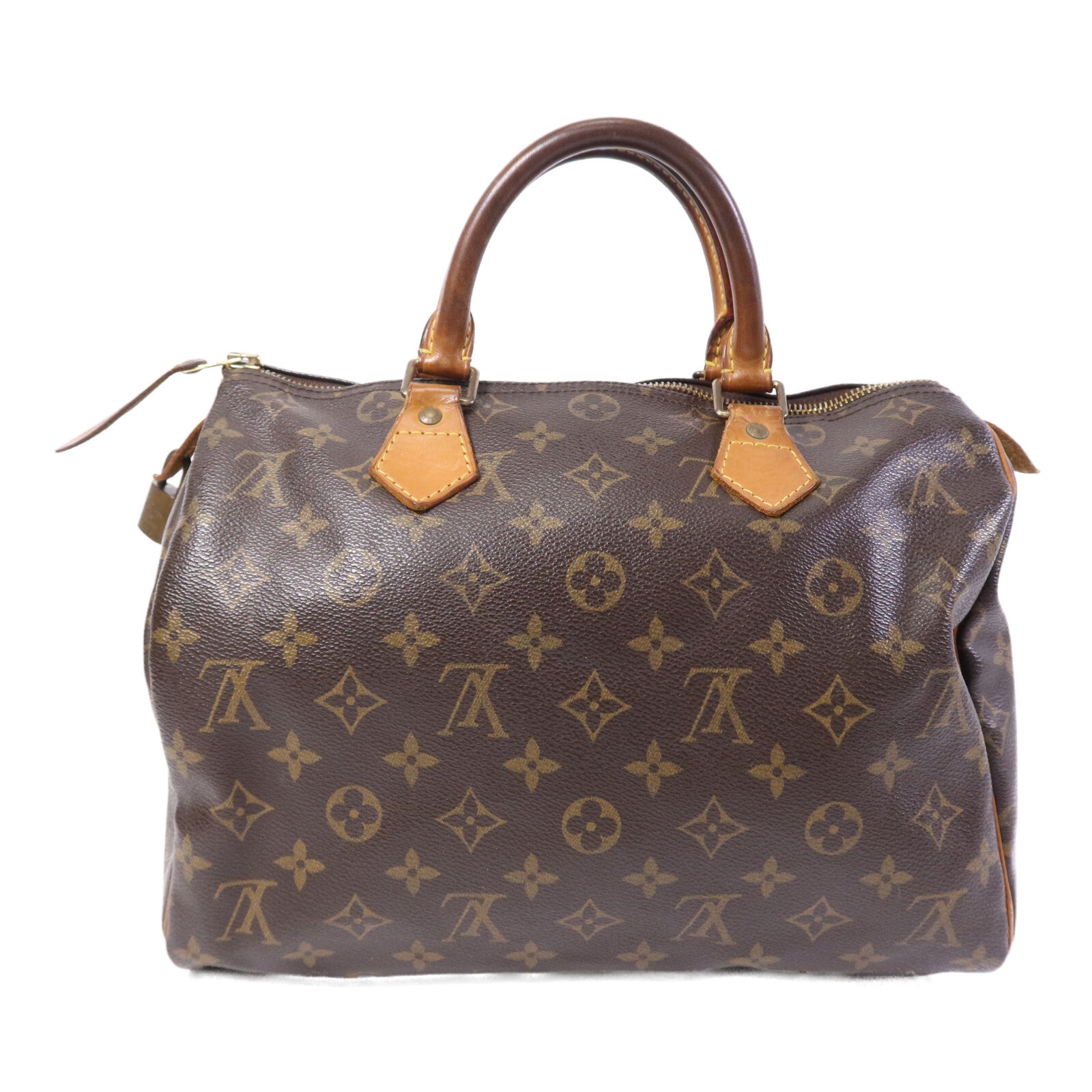 LOUIS VUITTON Monogram Speedy 30金扣手挽袋
