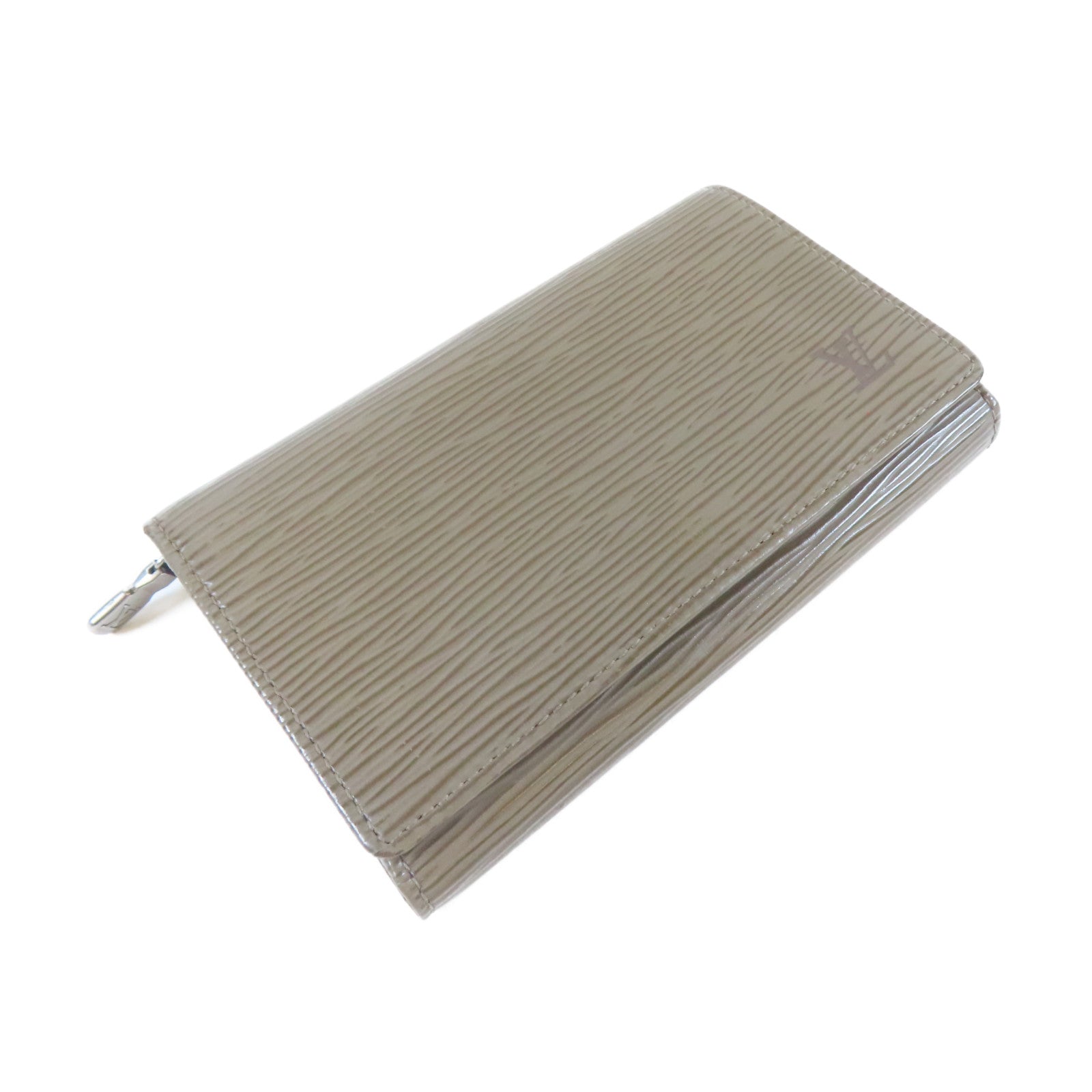 LOUIS VUITTON Epi Fold Wallet銀扣錢包啡色