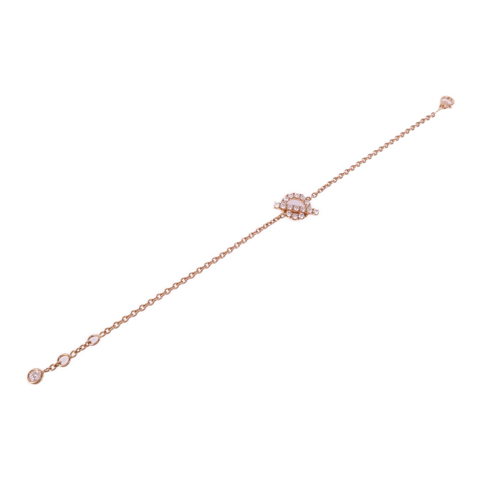 HERMES 18K玫瑰金Finesse Bracelet手鏈