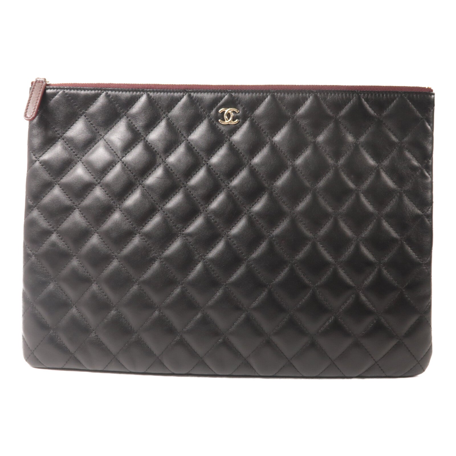 CHANEL 羊皮皮革Clutch手拿包