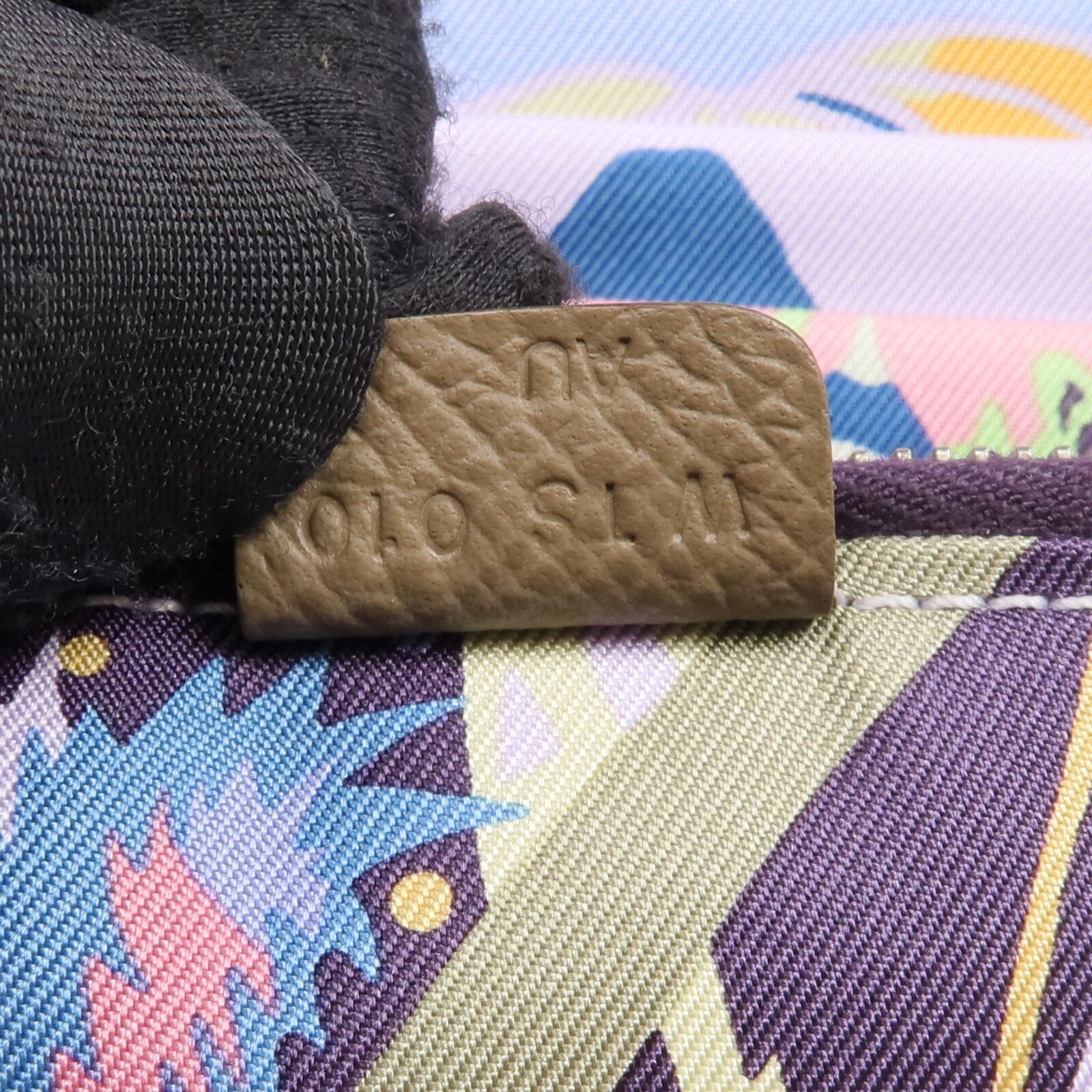 HERMES Epsom皮革Silk'In Long Wallet長錢包Etoupe