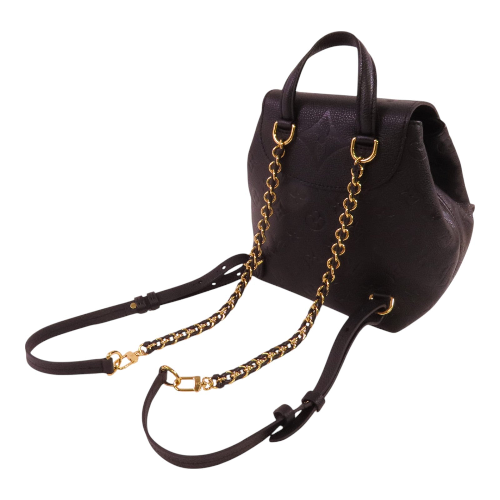 LOUIS VUITTON Monogram Empreinte Backup金扣背包