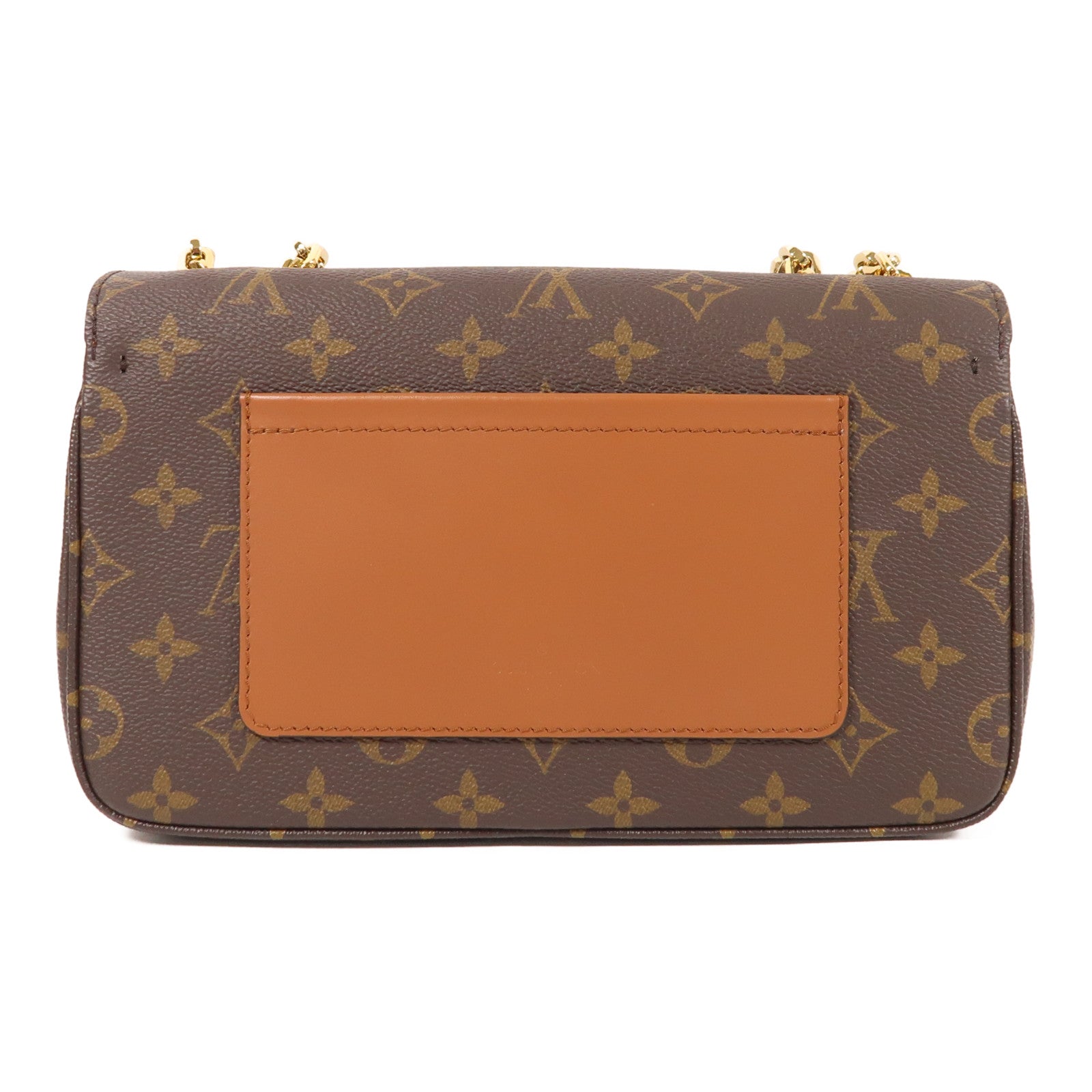 LOUIS VUITTON Monogram Marceau金扣鏈帶肩背袋棕色