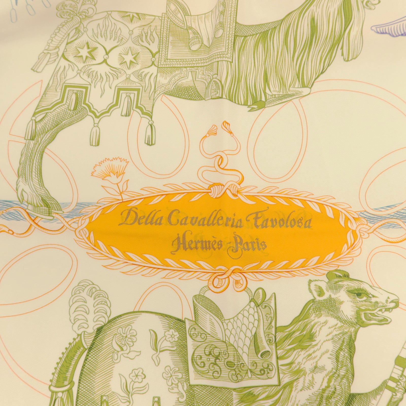 HERMES 絲質Scarf 90x90cm絲巾