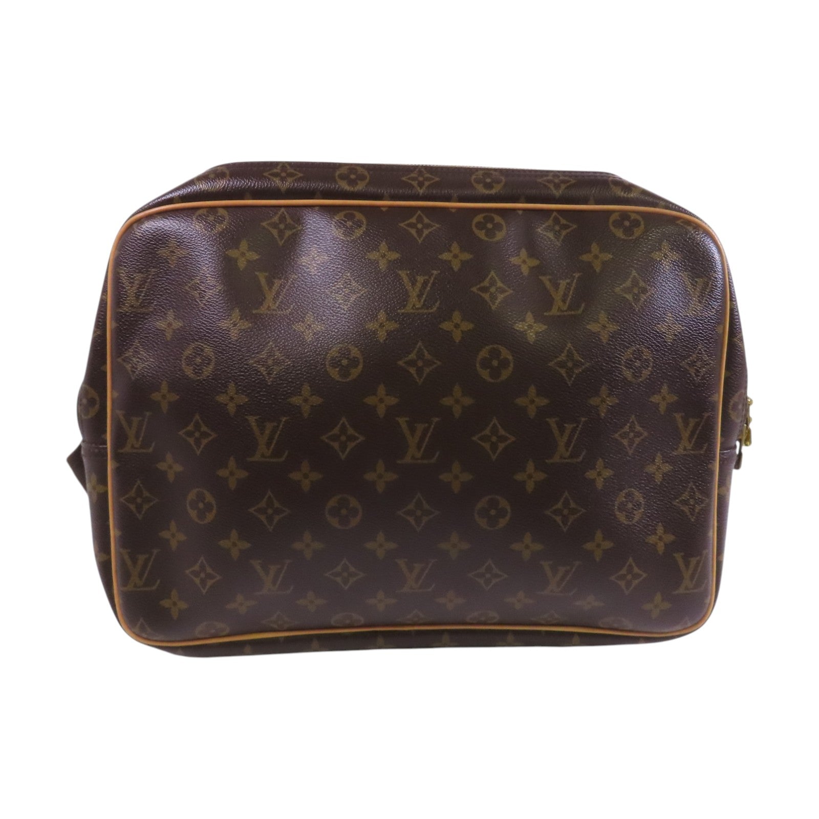 LOUIS VUITTON Monogram Reporter GM金扣肩背袋