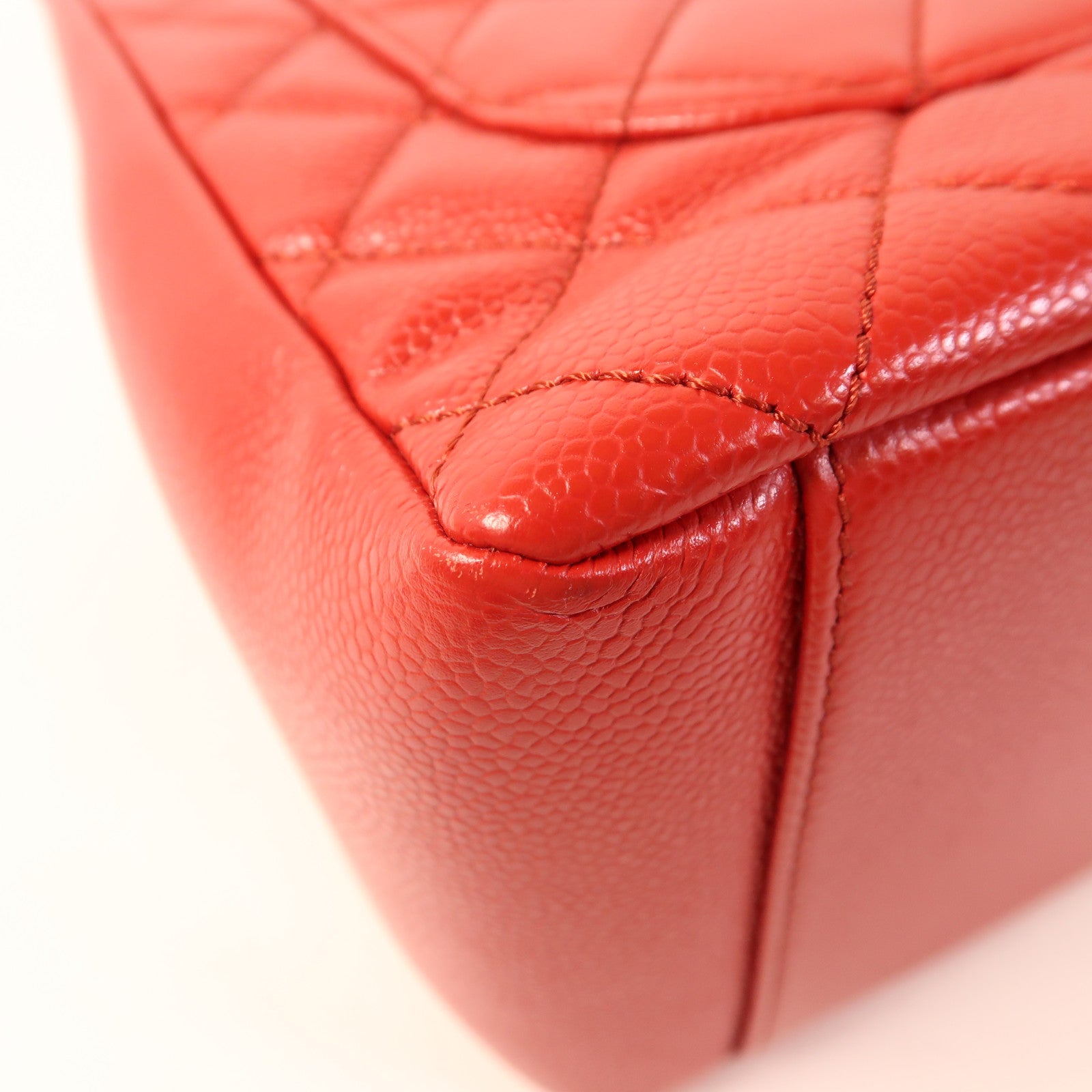 CHANEL 牛皮皮革GST Grand Shopping Tote Bag銀扣鏈帶肩背袋