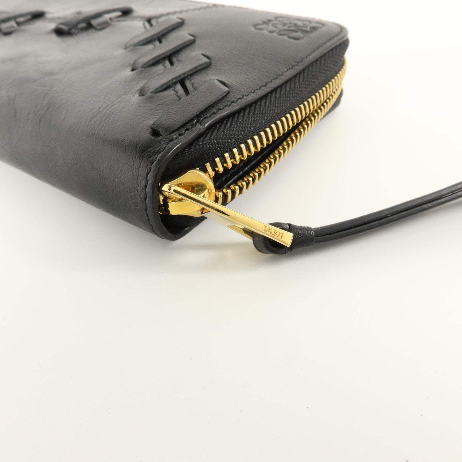 LOEWE 牛皮皮革Long Round Wallet長錢包