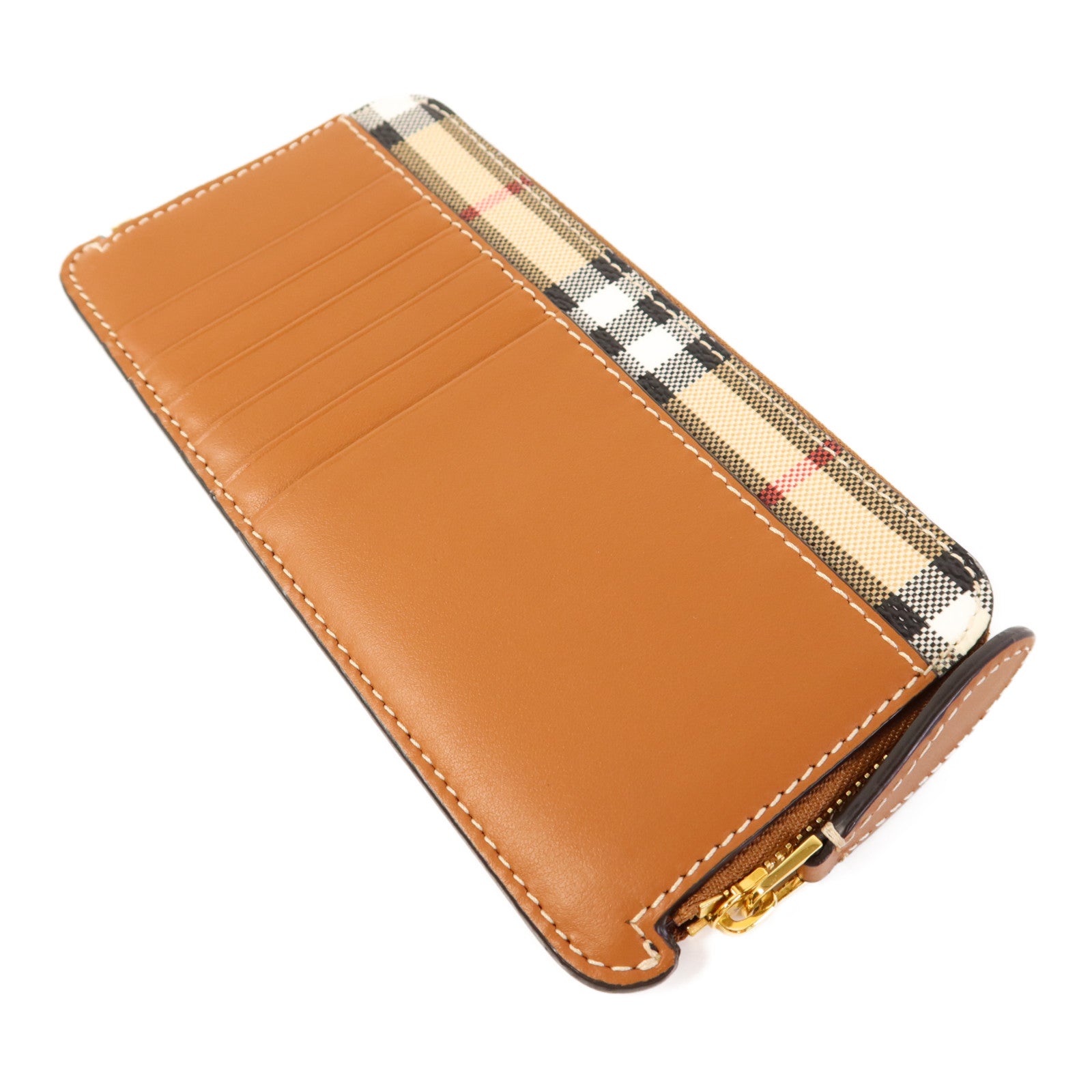 BURBERRY 塗層帆布Card Case金扣卡片套