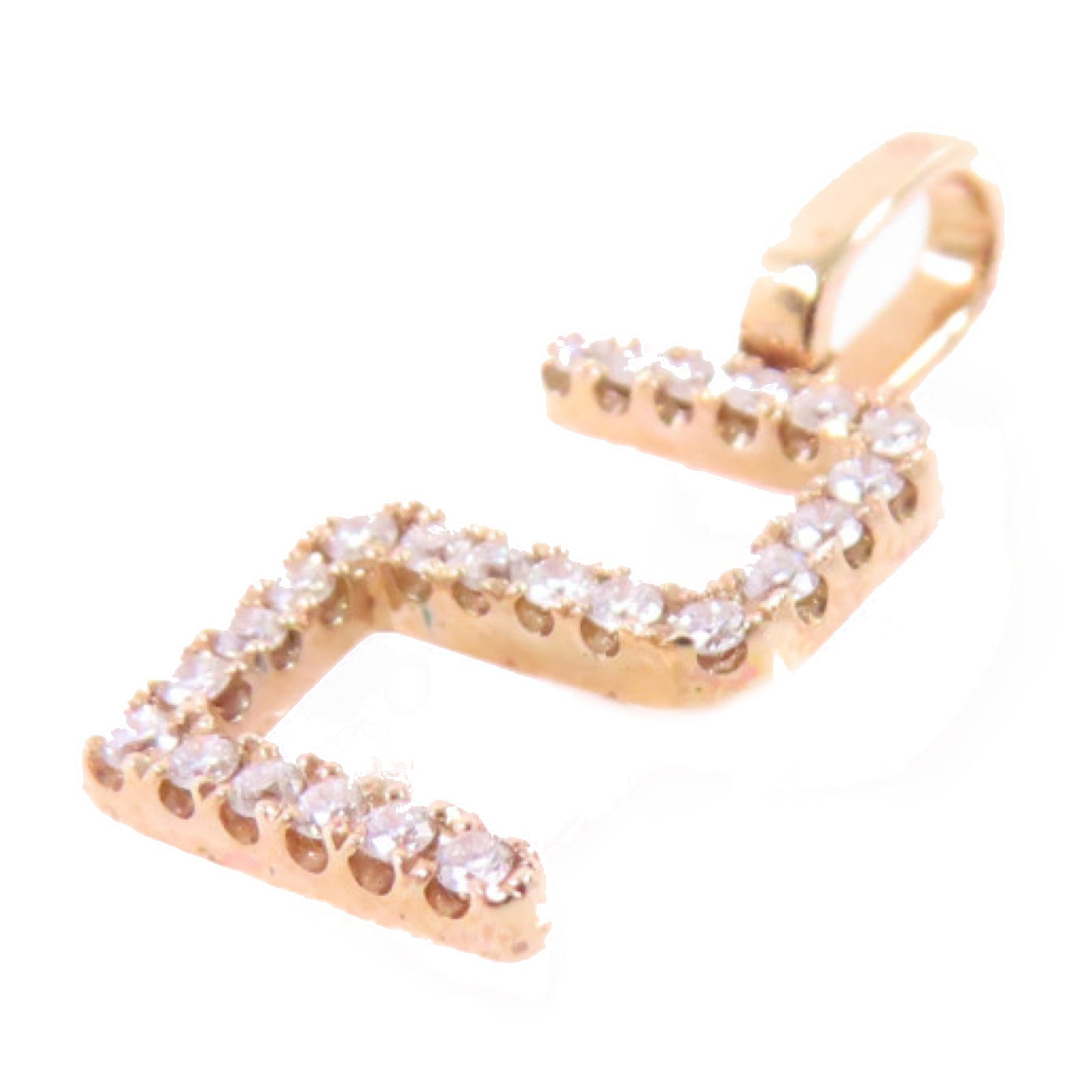 JEWELRY 18K玫瑰金/鑽石Diamond Pendant Top吊墜頭扣