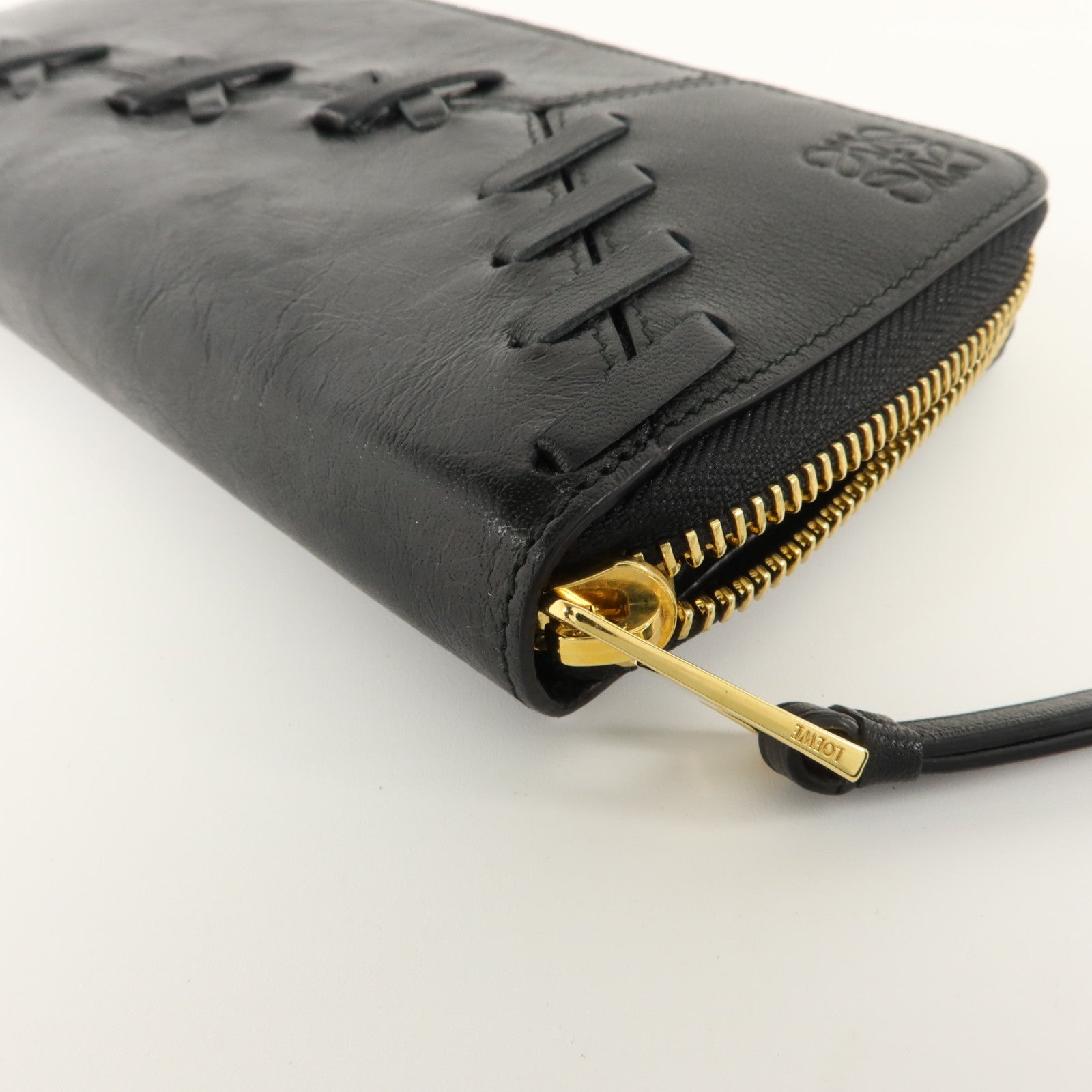 LOEWE 牛皮皮革Long Round Wallet長錢包