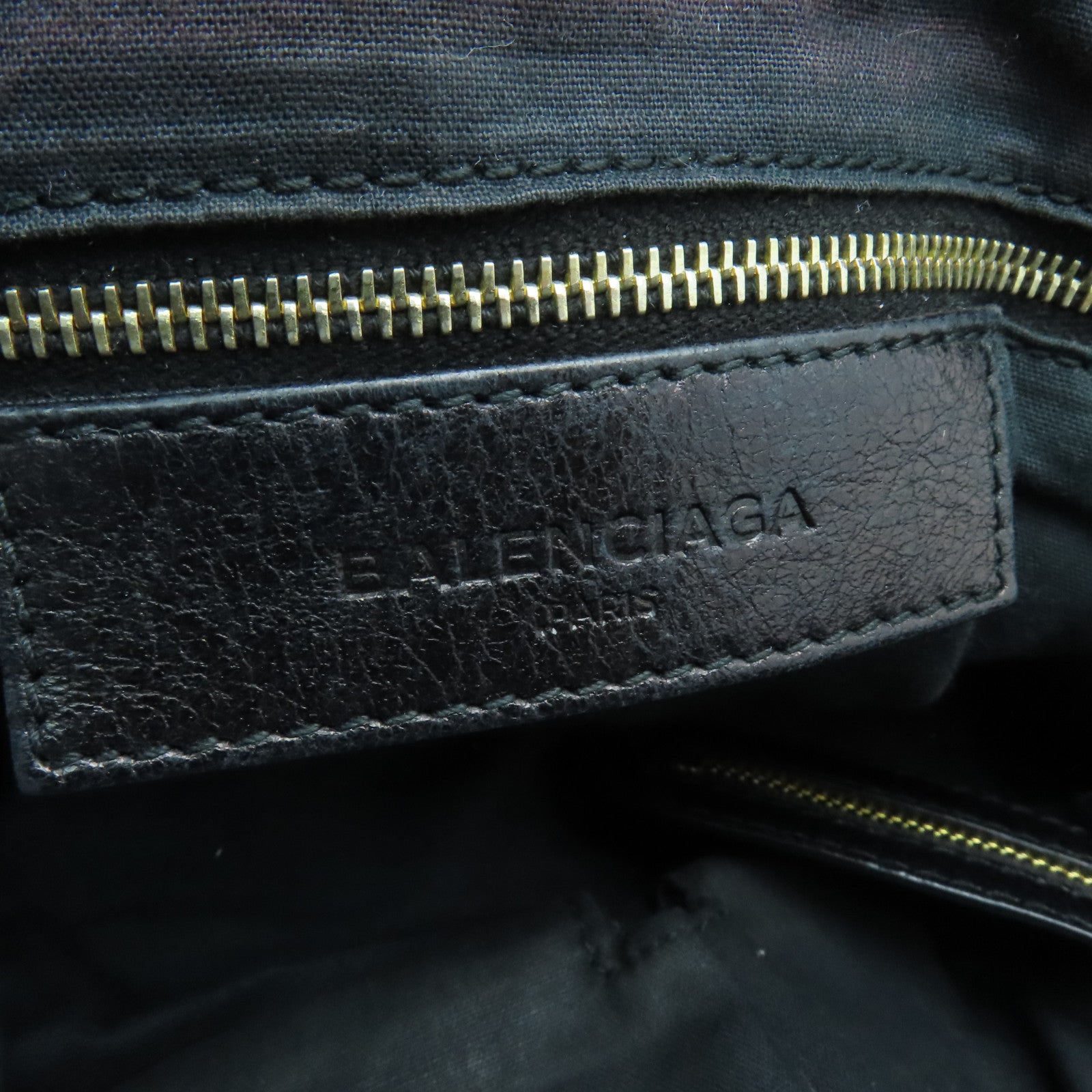 BALENCIAGA 【激減優惠】皮革Giant City金扣手挽肩背兩用袋黑色